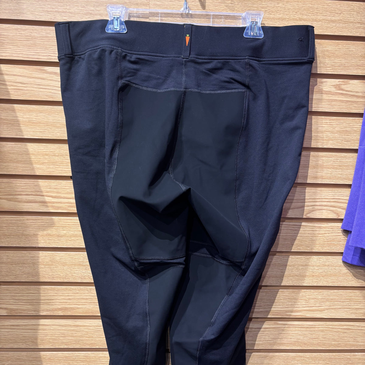 Used 2XL Black Kerrits Full Seat Breeches