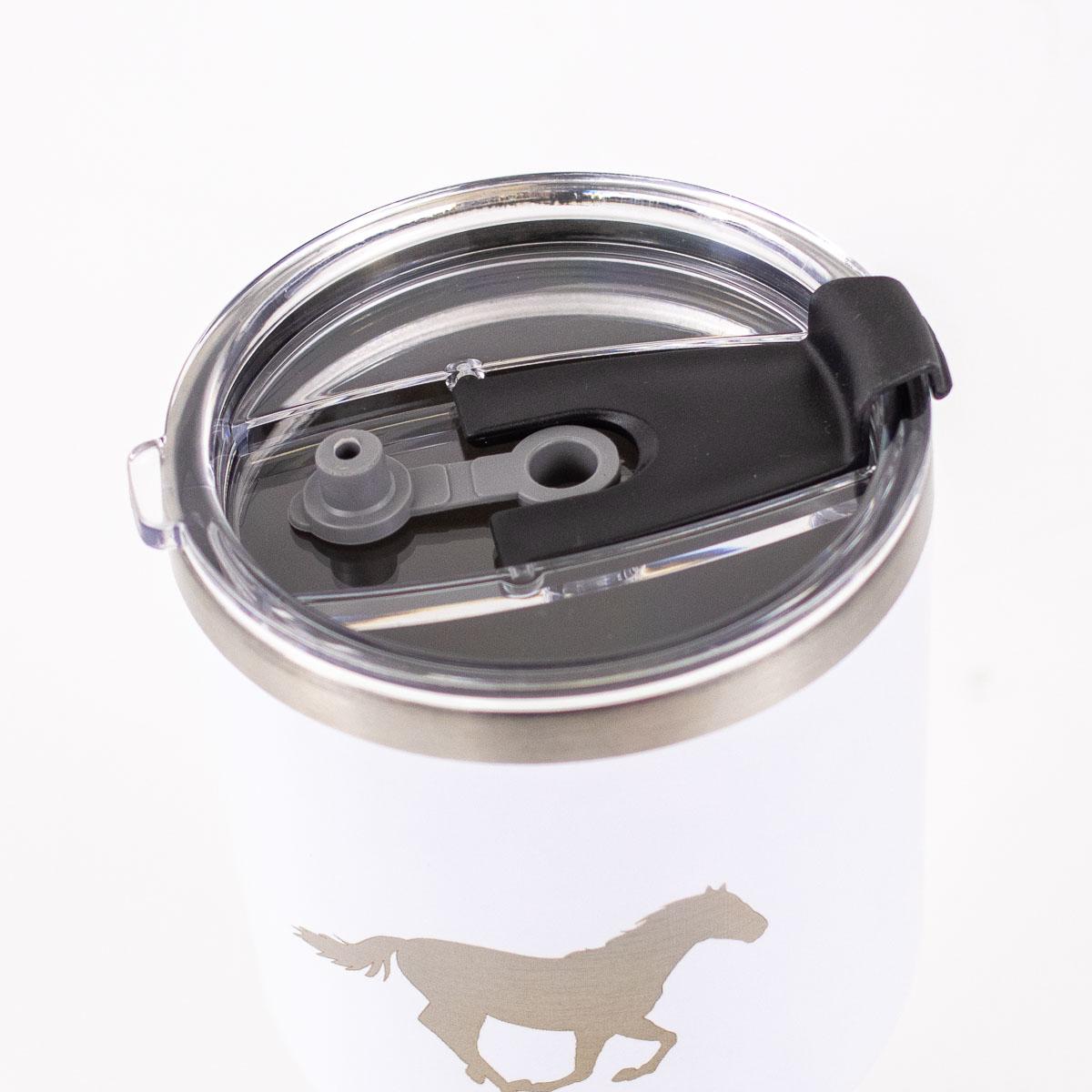 Horse Etched Tumbler