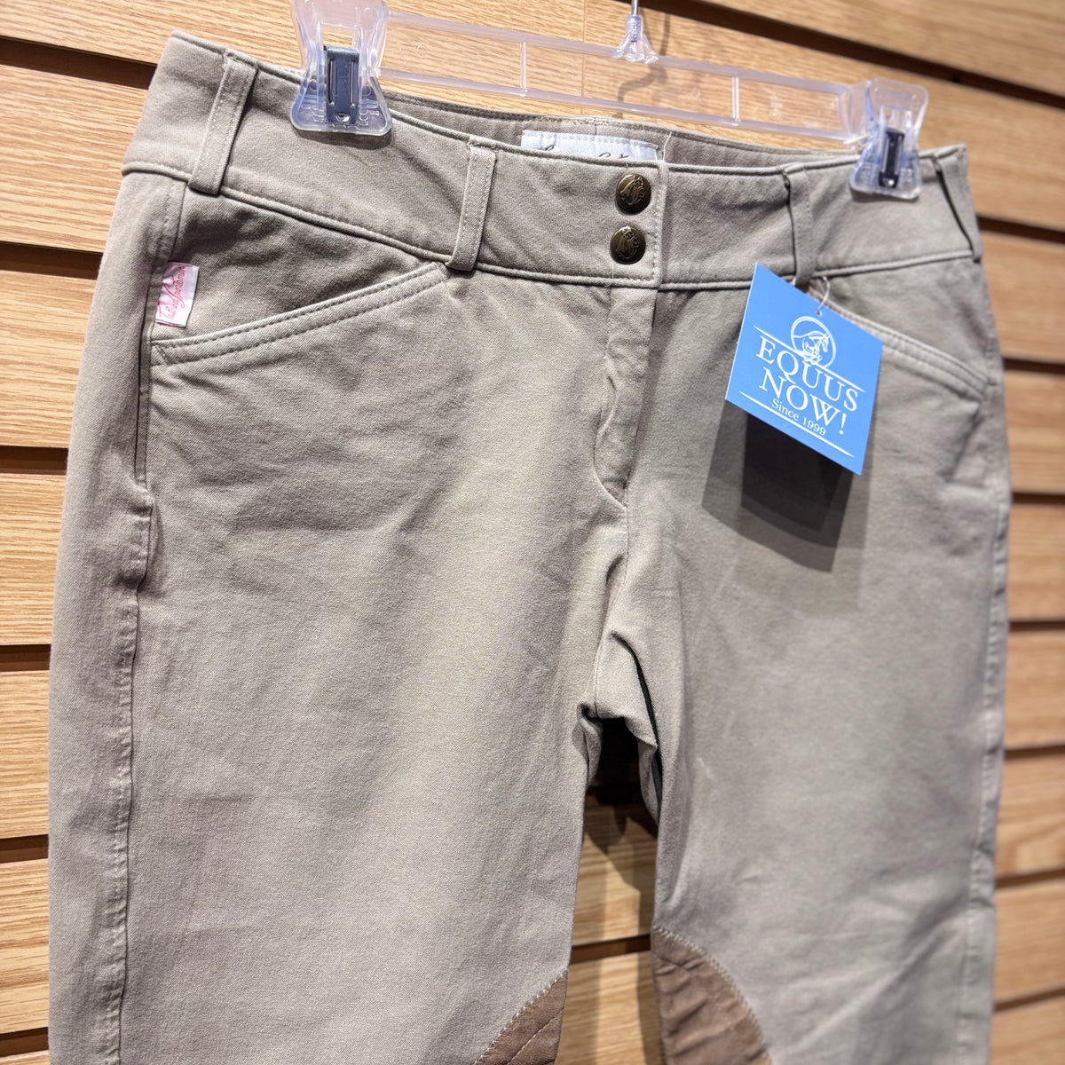 Used 30 Tan Tailored Sportsman Knee Patch Breeches