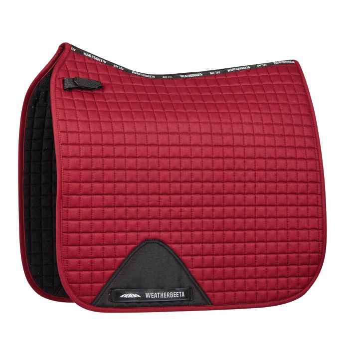 Weatherbeeta Prime Dressage Saddle Pad - Maroon