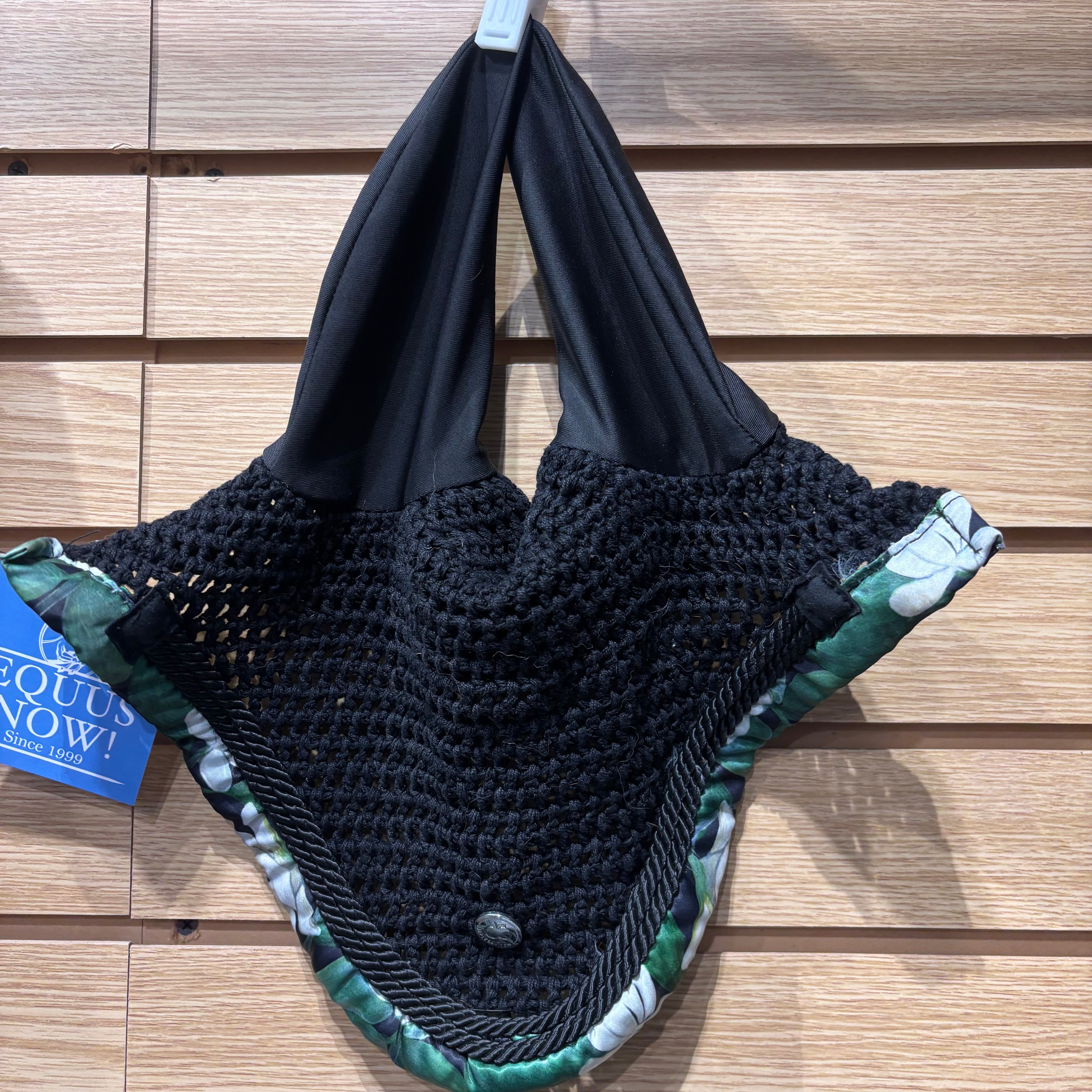 Used Full Black Dapple Bay Fly Bonnet