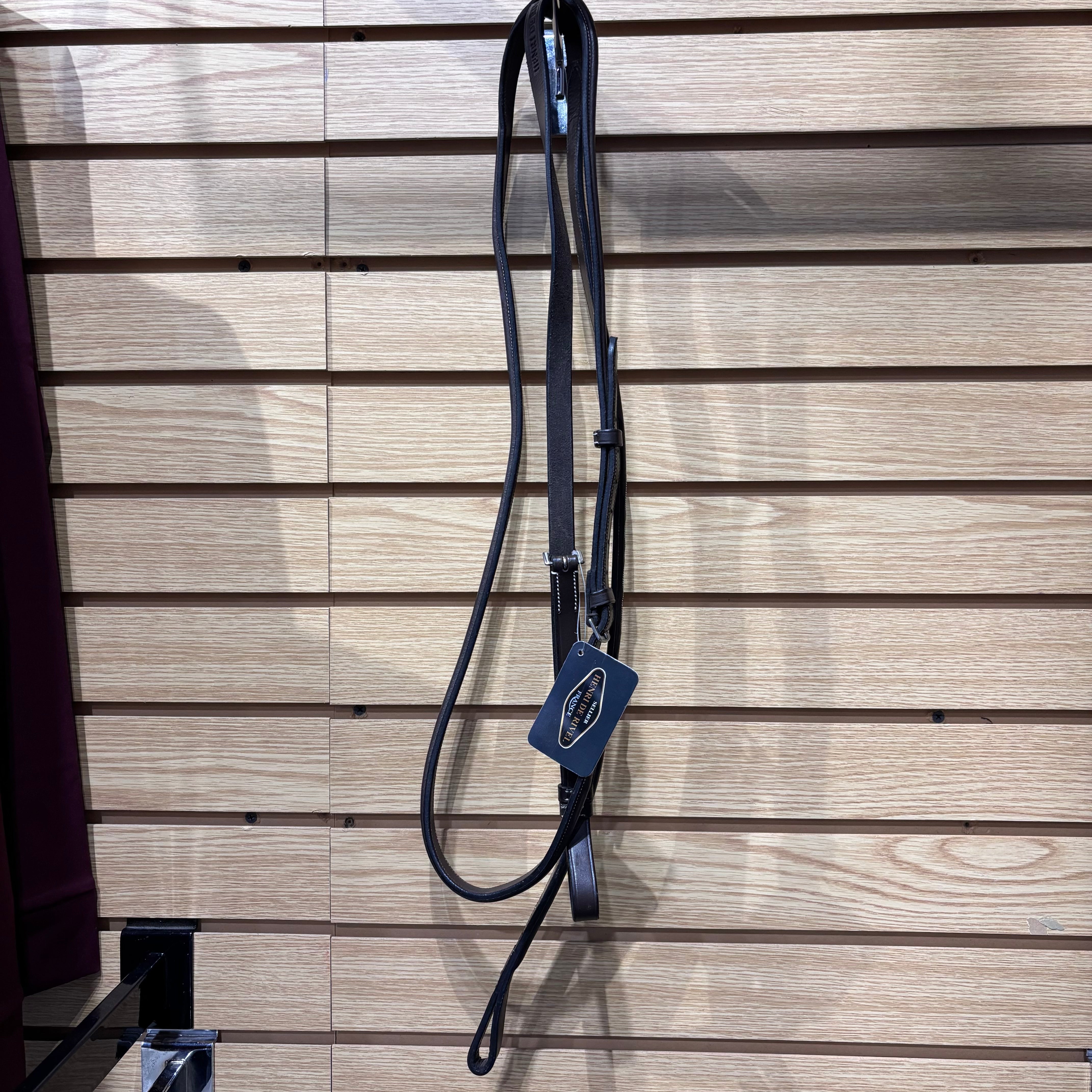 Used HDR Full Brown Fancy Stitched Standing Martingale