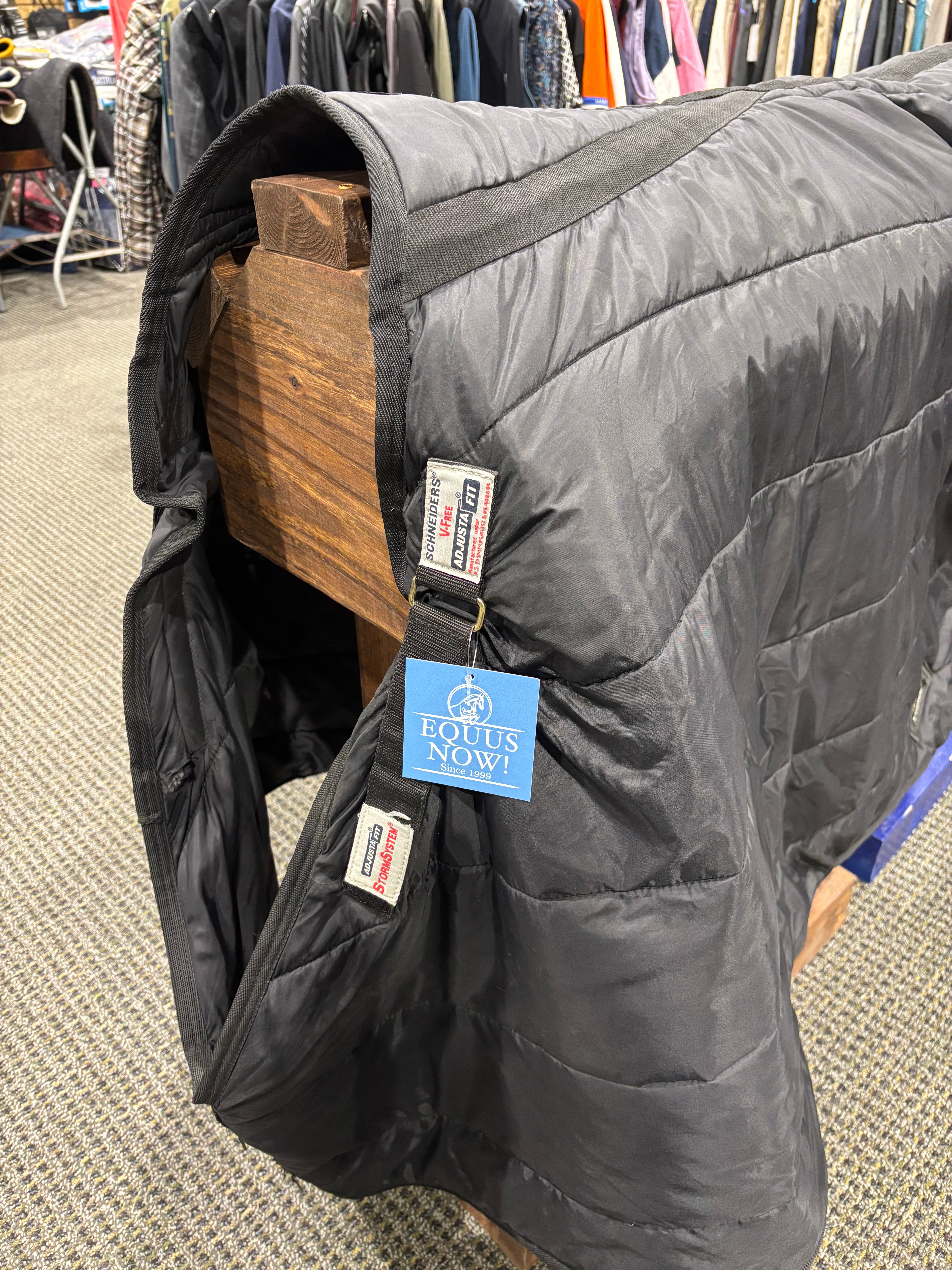 Used 78" Black Schnieder's Blanket Liner