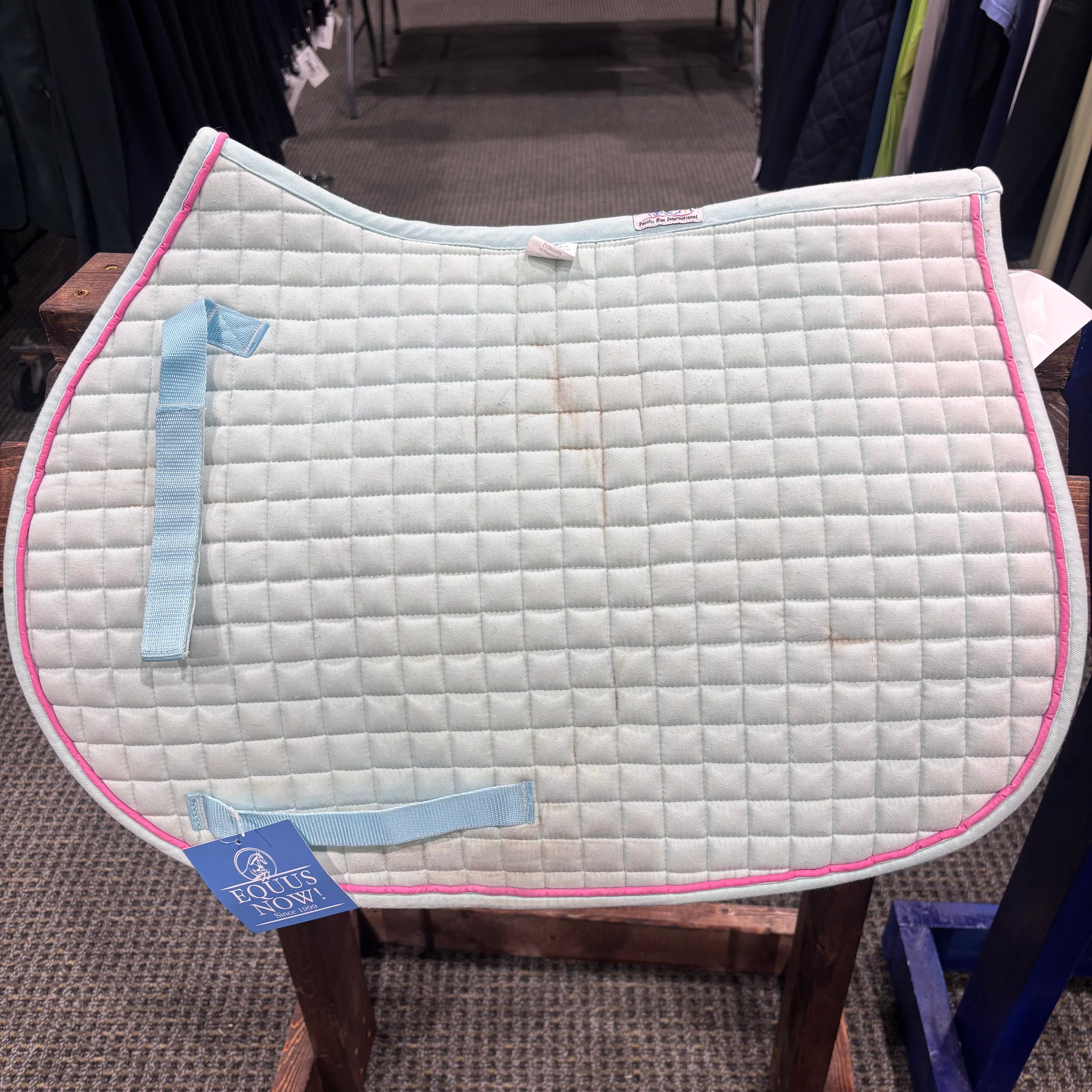 Used Pony Mint/Pink PRI Saddle Pad
