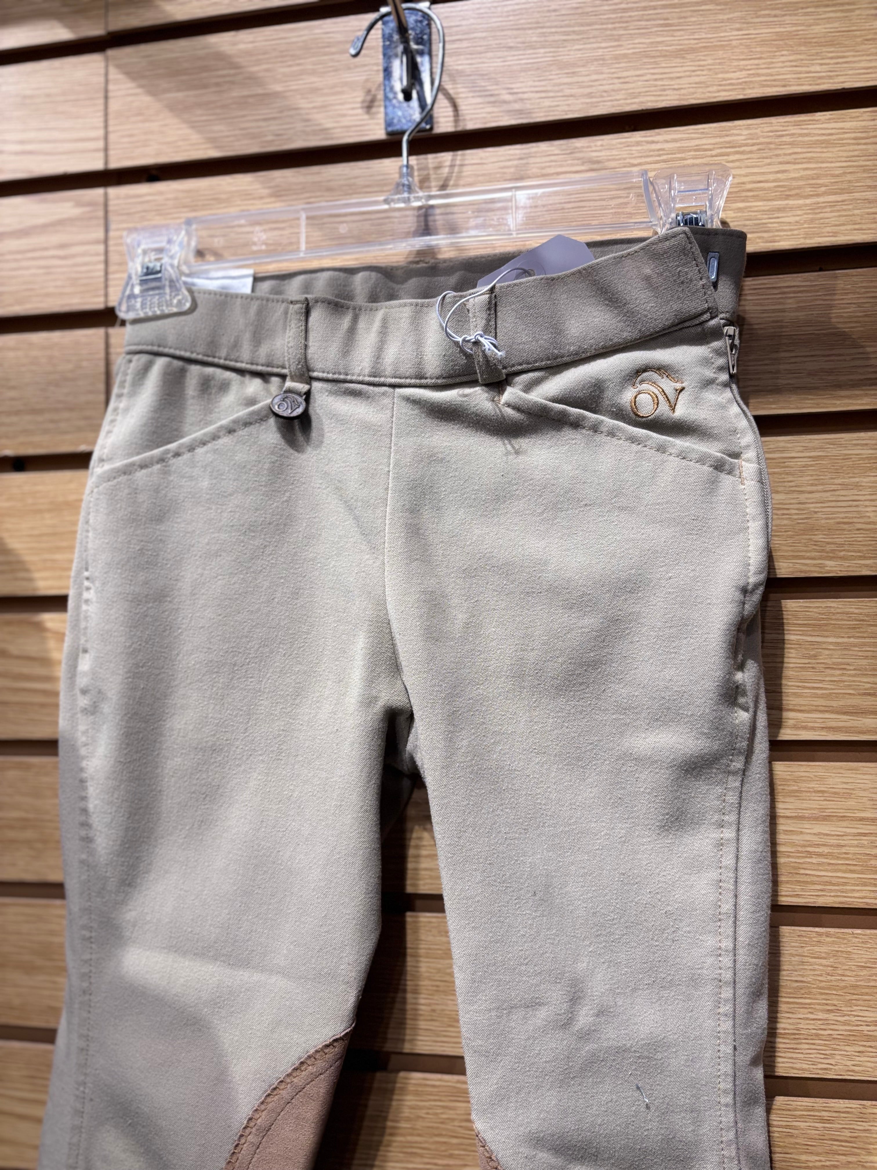 Used Kids 12 Tan Ovation Breeches