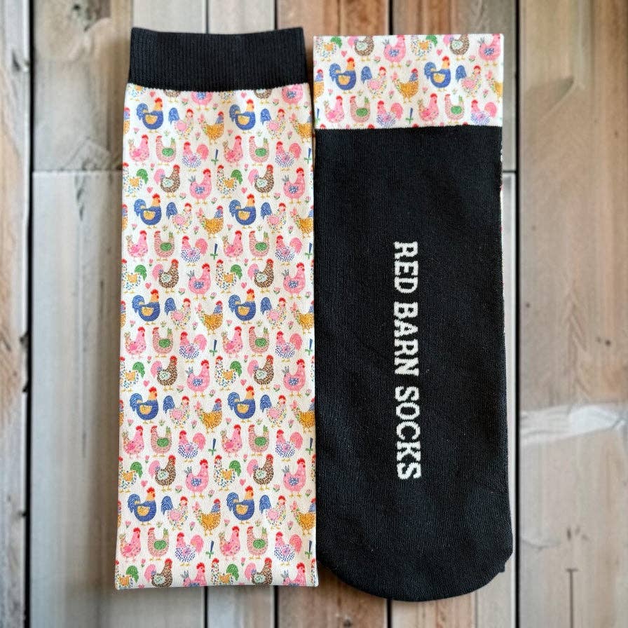 Red Barn Socks - Peck Yeah!