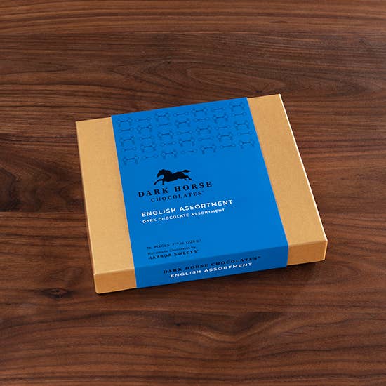 Dark Horse Chocolates English Asst. in Dark Chocolate 8 pcs
