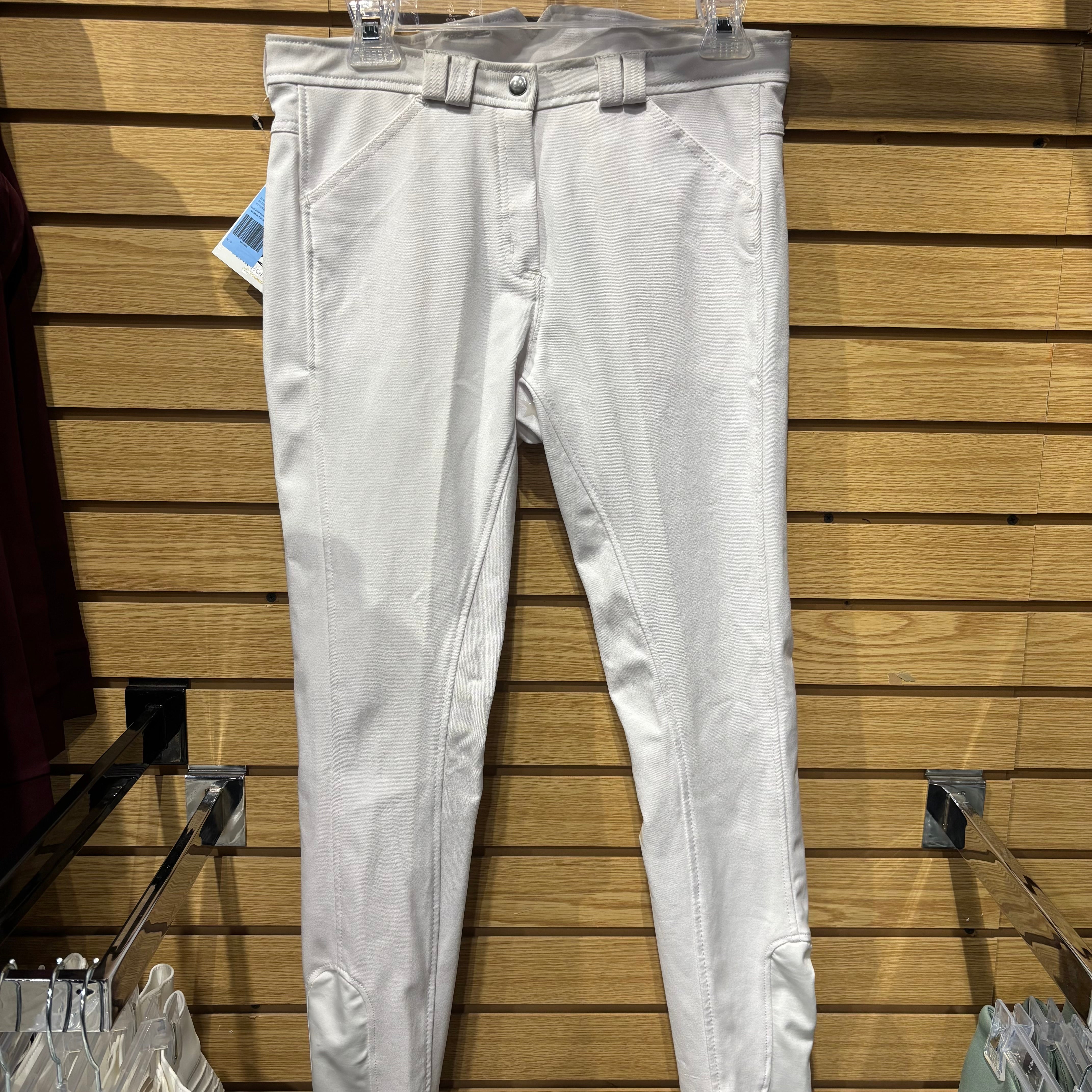 Used Mink Horse of Denmark EU 40 White Full Seat Breeches