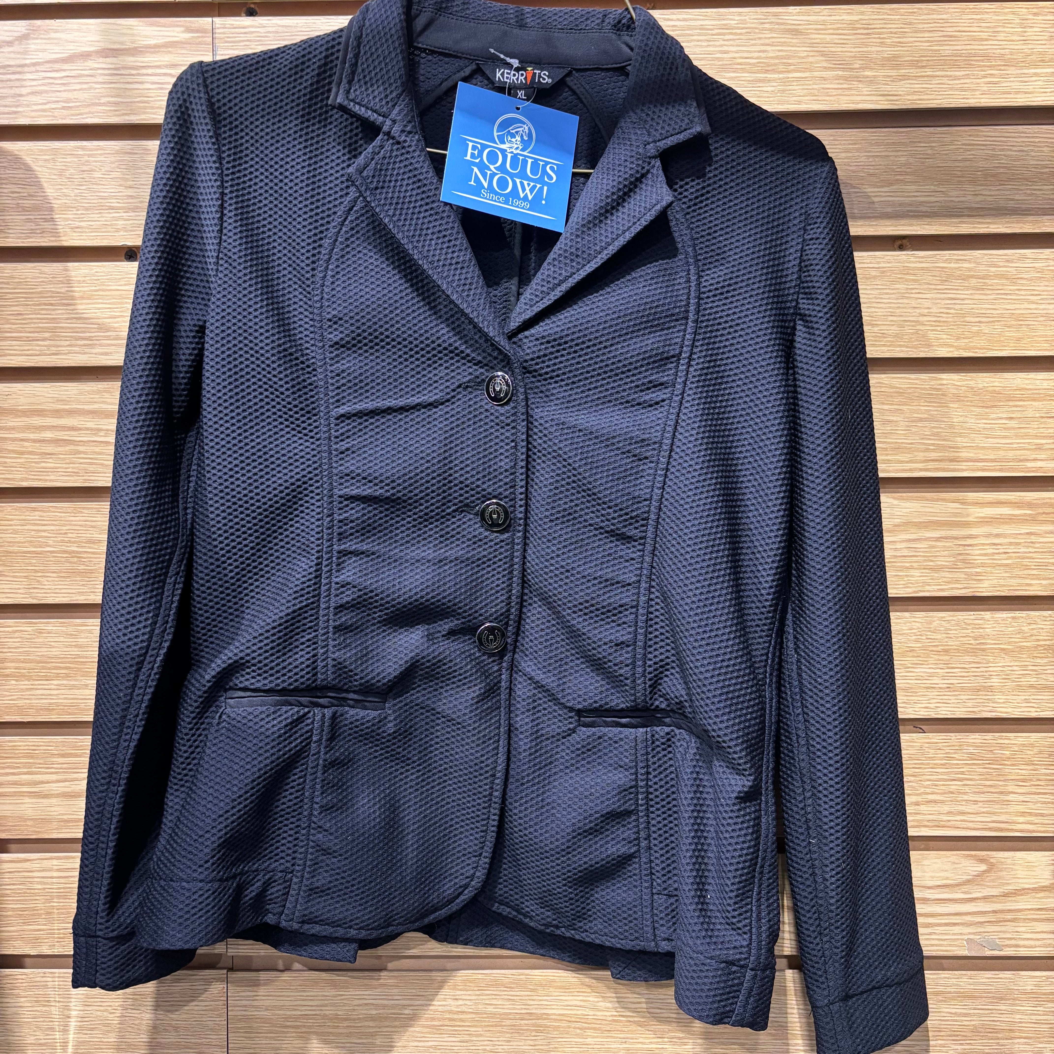 Used Kerrits Affinity Aero JR XL Black Show Coat