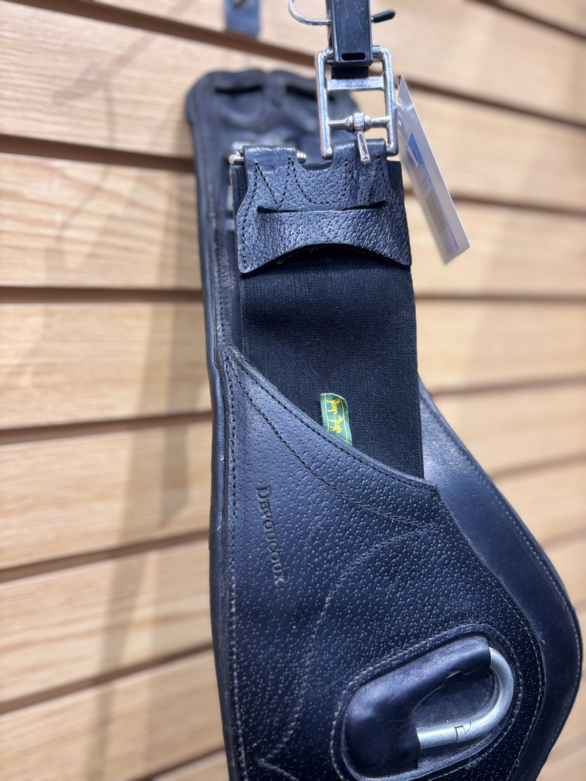 Used 24" Black Devoucoux Dressage Girth
