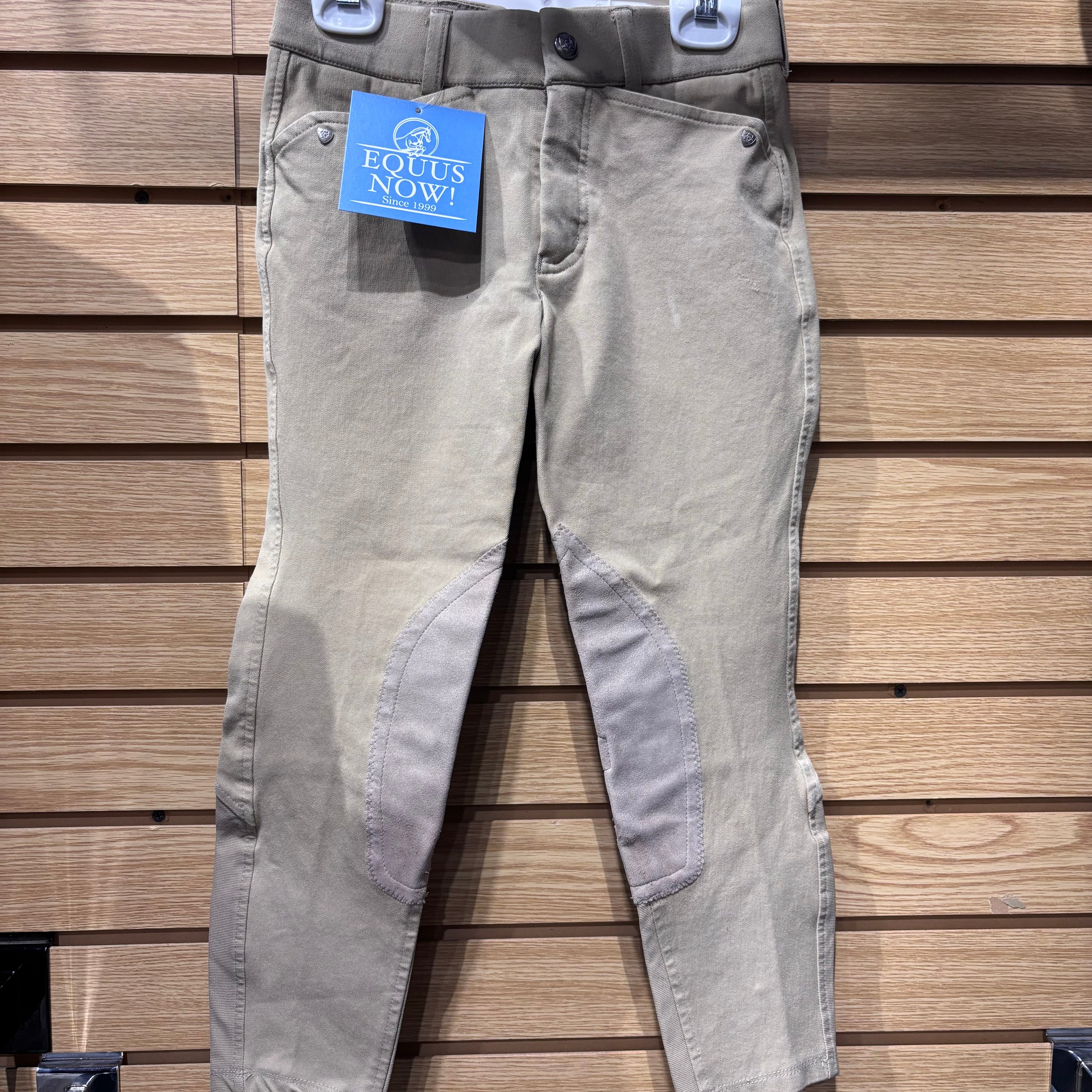 Used Youth US 8 Tan Ariat Heritage Breeches