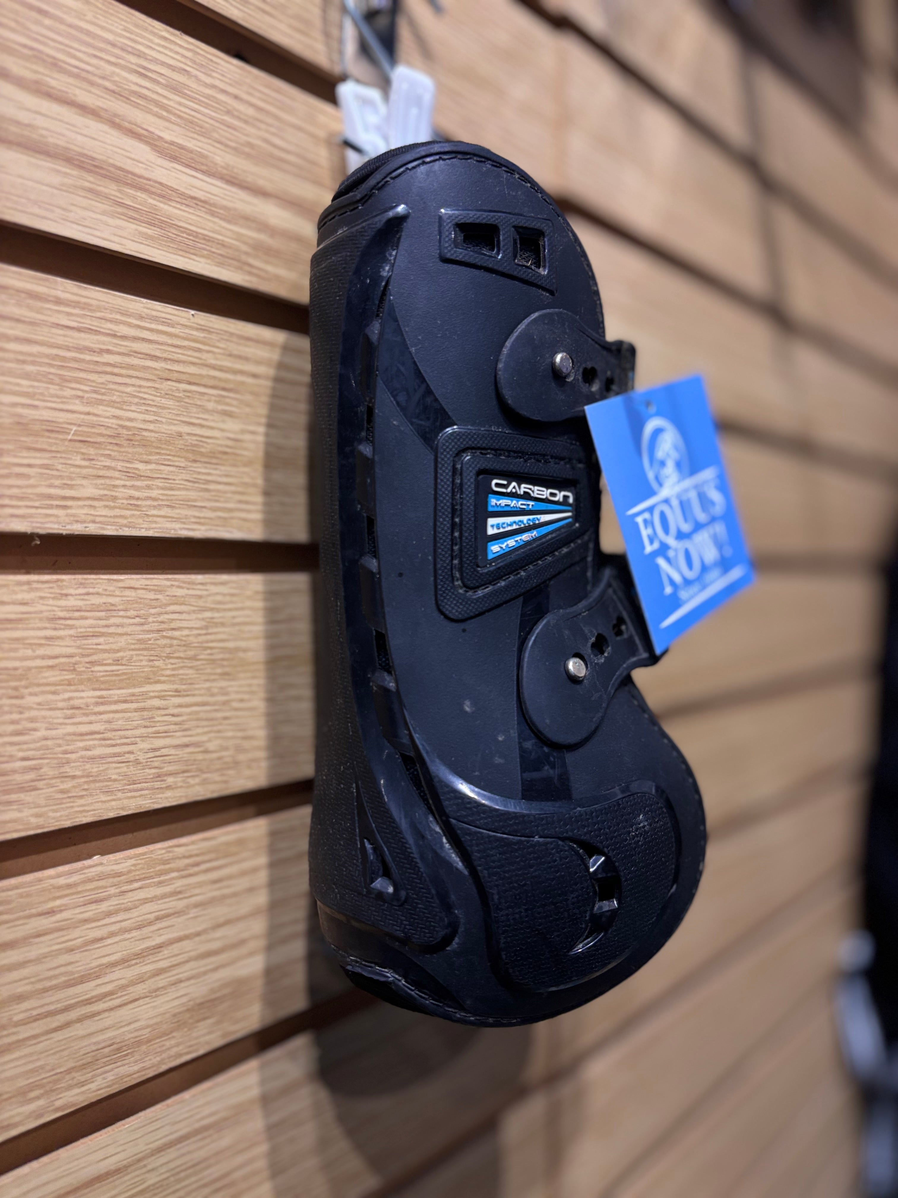 Used Full Black ARMA Carbon Impact Tendon Boots