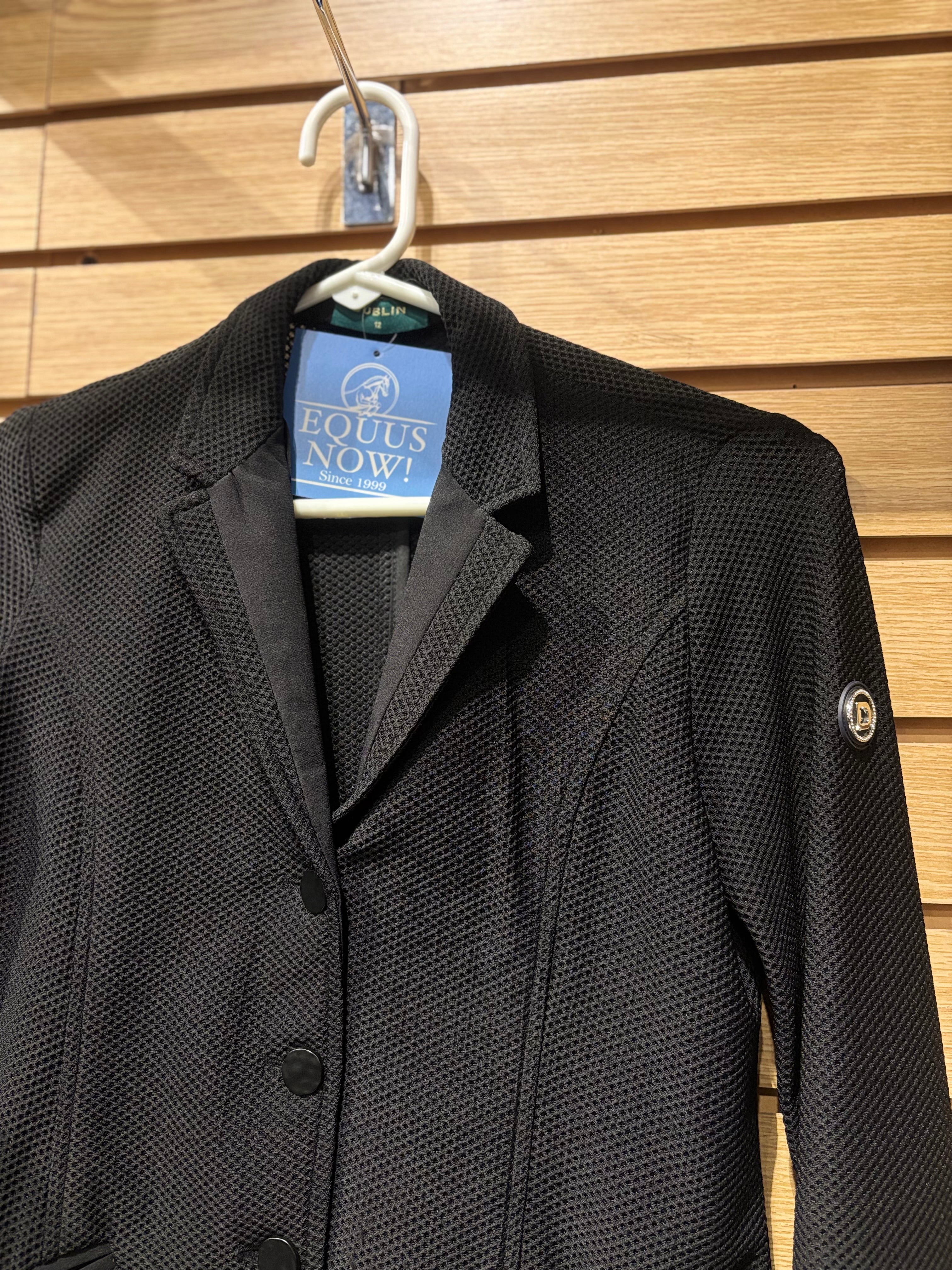Used Youth 12 Dublin Mesh Show Coat Black