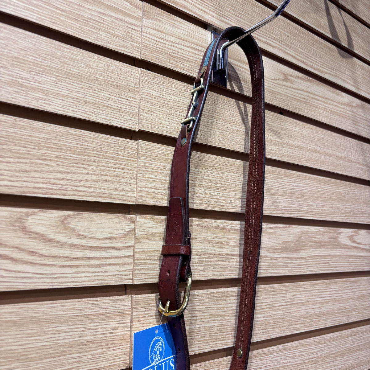 Used 40" Brown/Green Tory Leather Belt