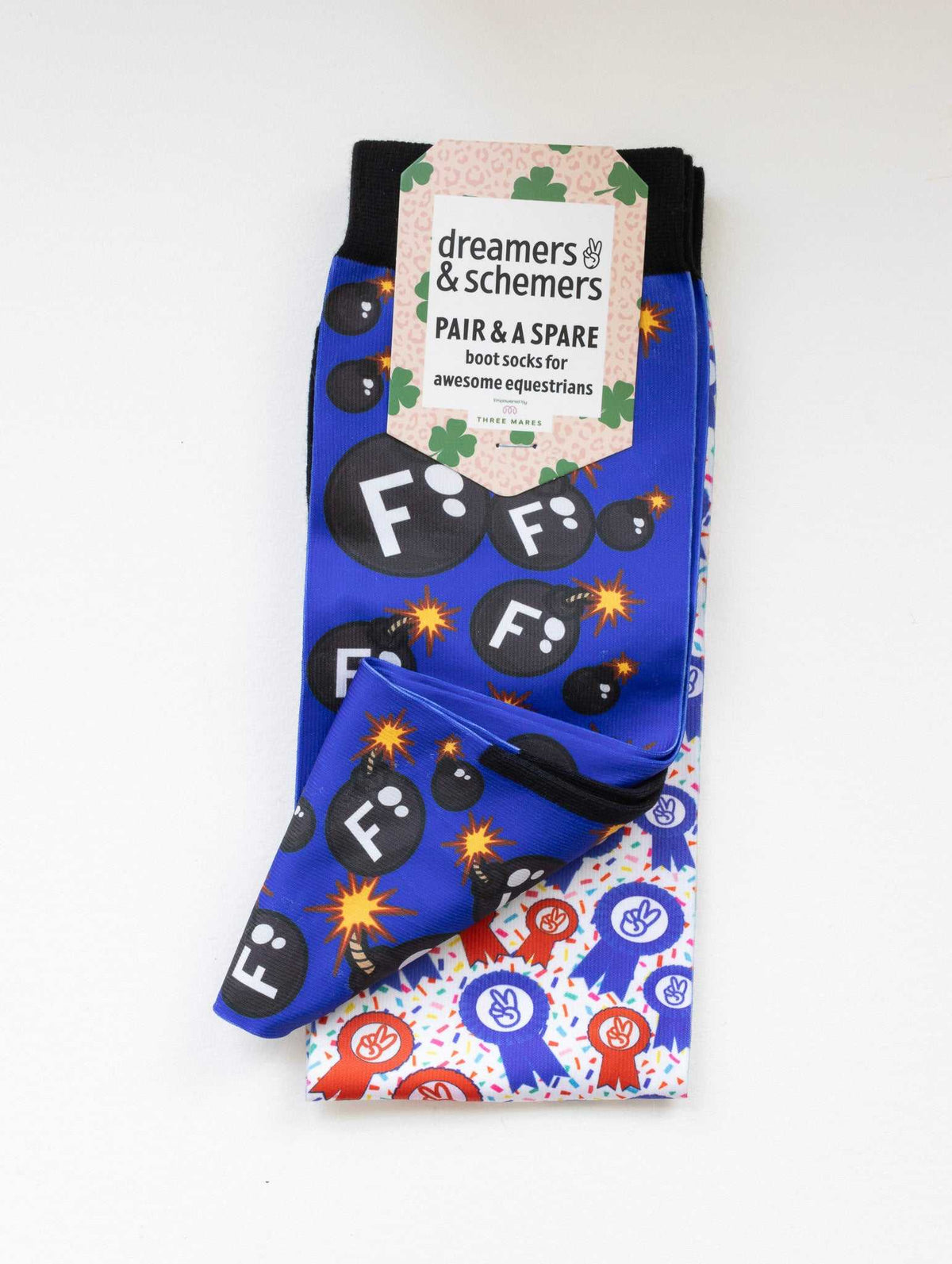 Dreamers & Schemers Pair & A Spare Socks - F Bomb