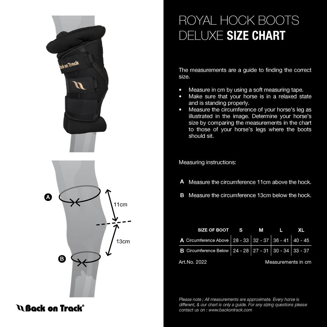 Back on Track Royal Padded Hock Boots Deluxe - supporting