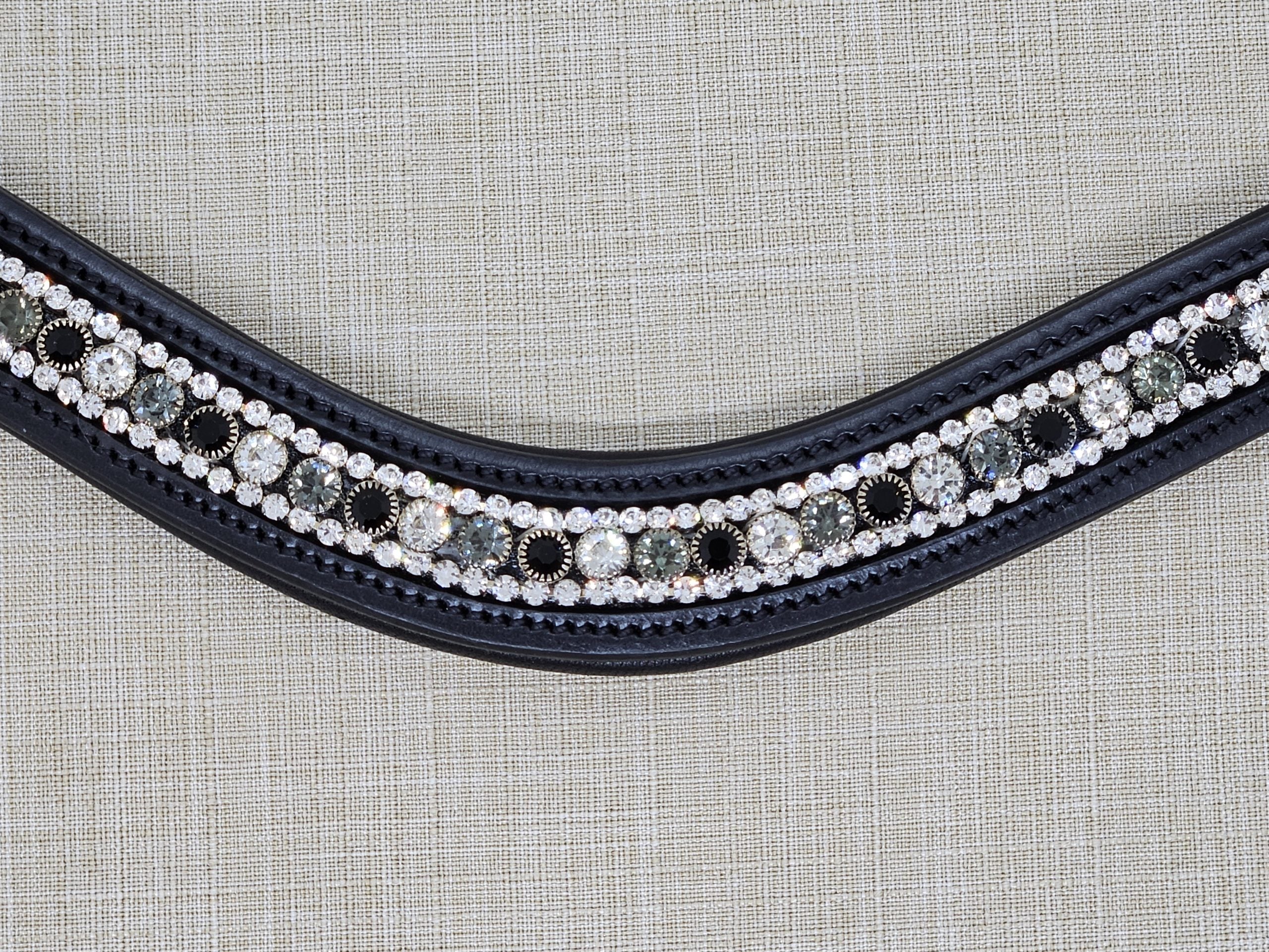 KL Select Black Oak Curved Cameo Browband