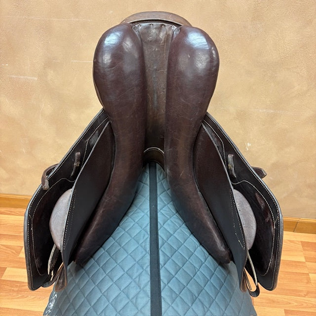 Used Collegiate Alpha Jump Saddle 17.5" Adjustable Tree