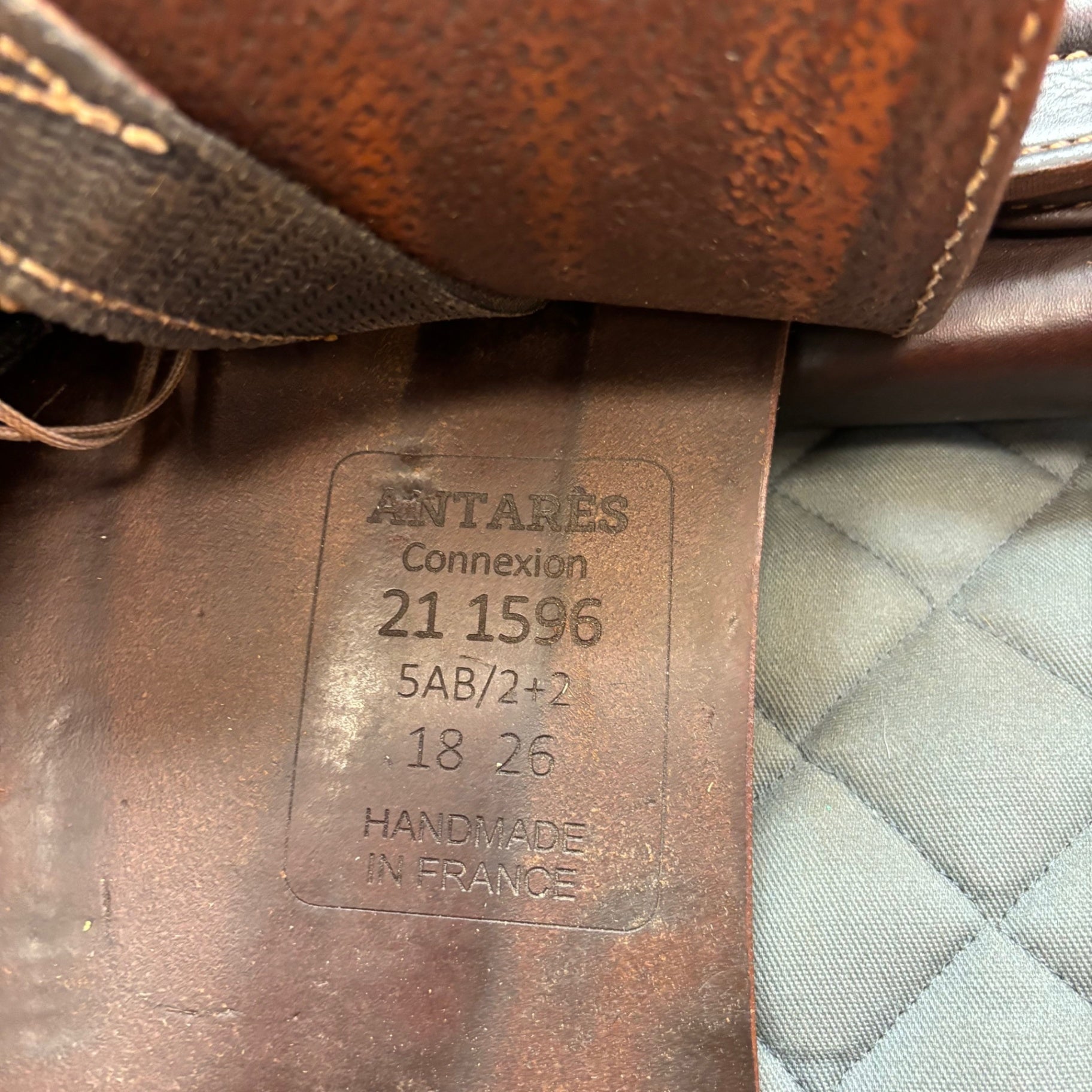 Used Antares Connexion Jump Saddle 18" Medium Wide 