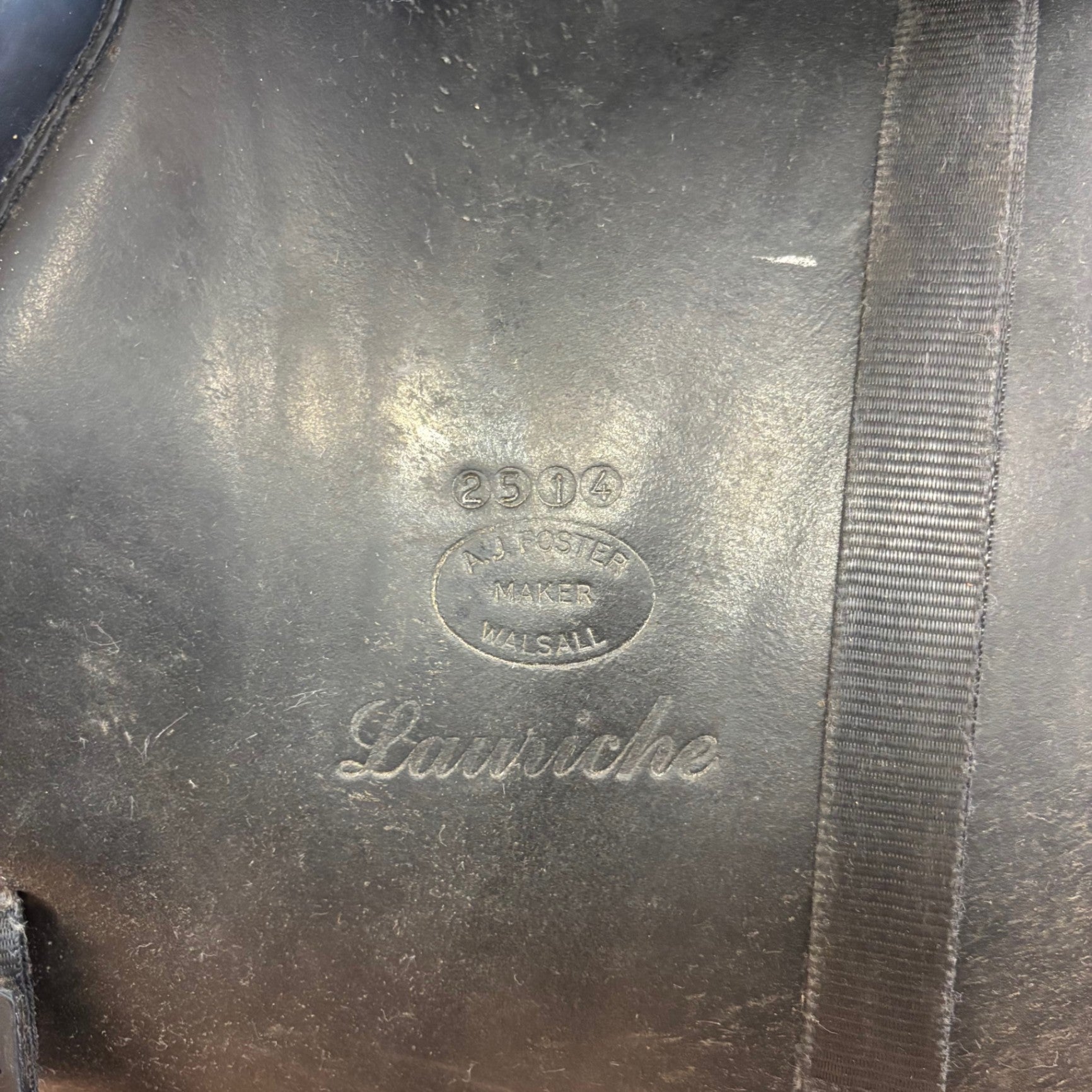 Used AJ Foster Lauriche Dressage Saddle
