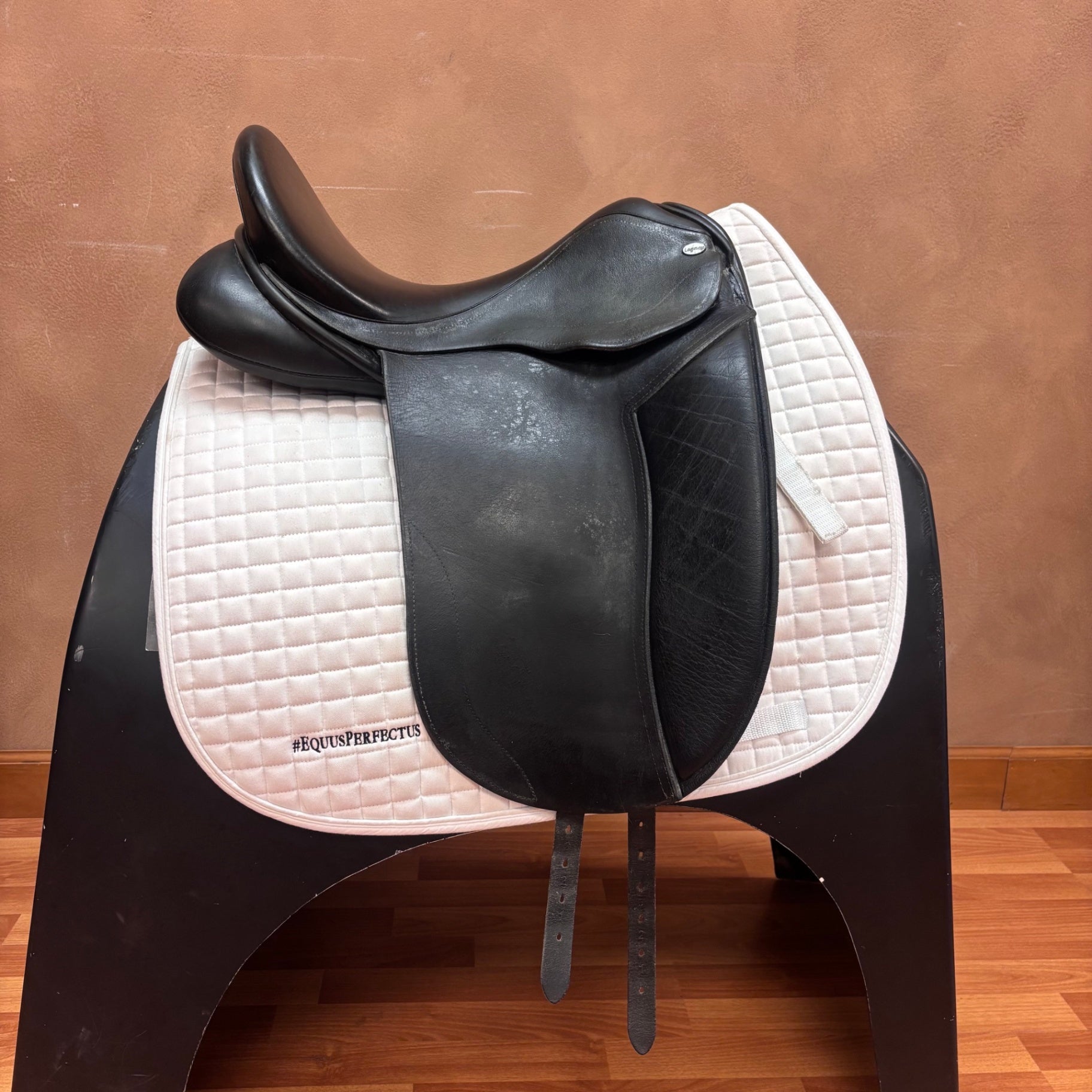 Used Legacy Dressage Saddle 17.5" Wide Tree