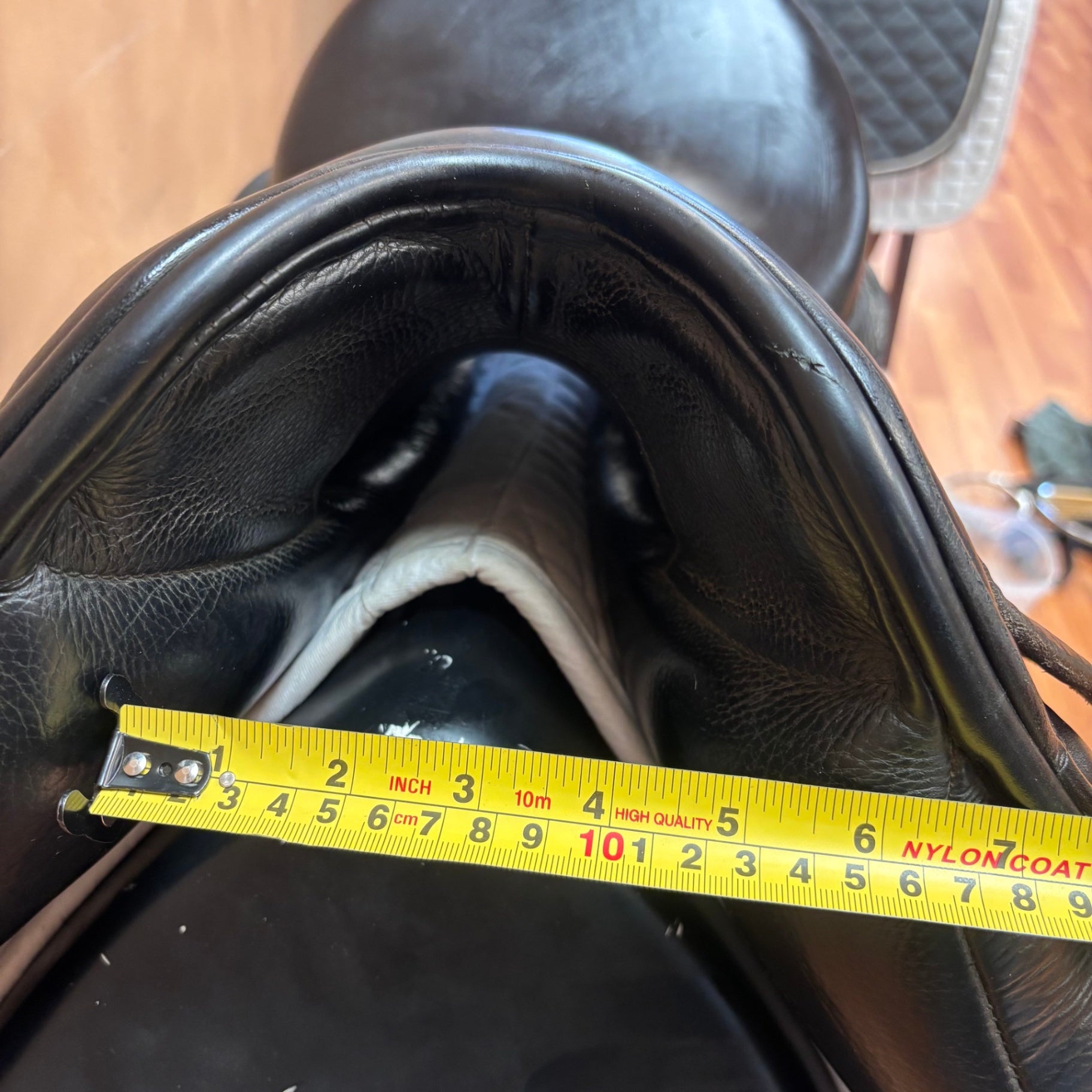 Used Trilogy Verago Elite Dressage Saddle 18.5" Wide Tree