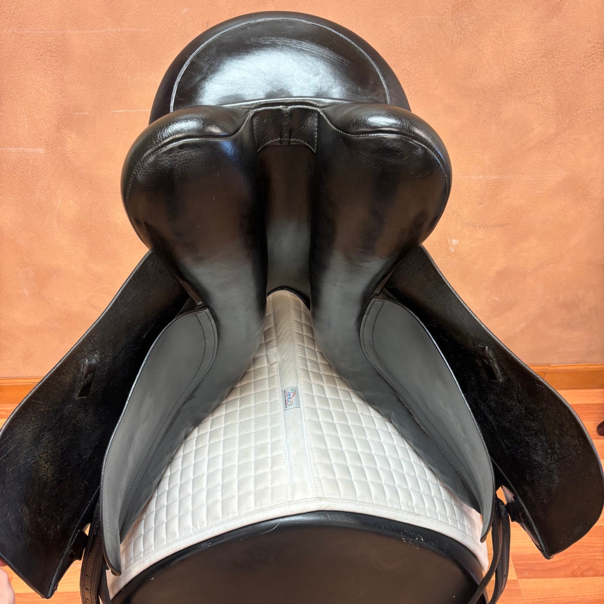 Used Trilogy Verago Elite Dressage Saddle 18.5" Wide Tree