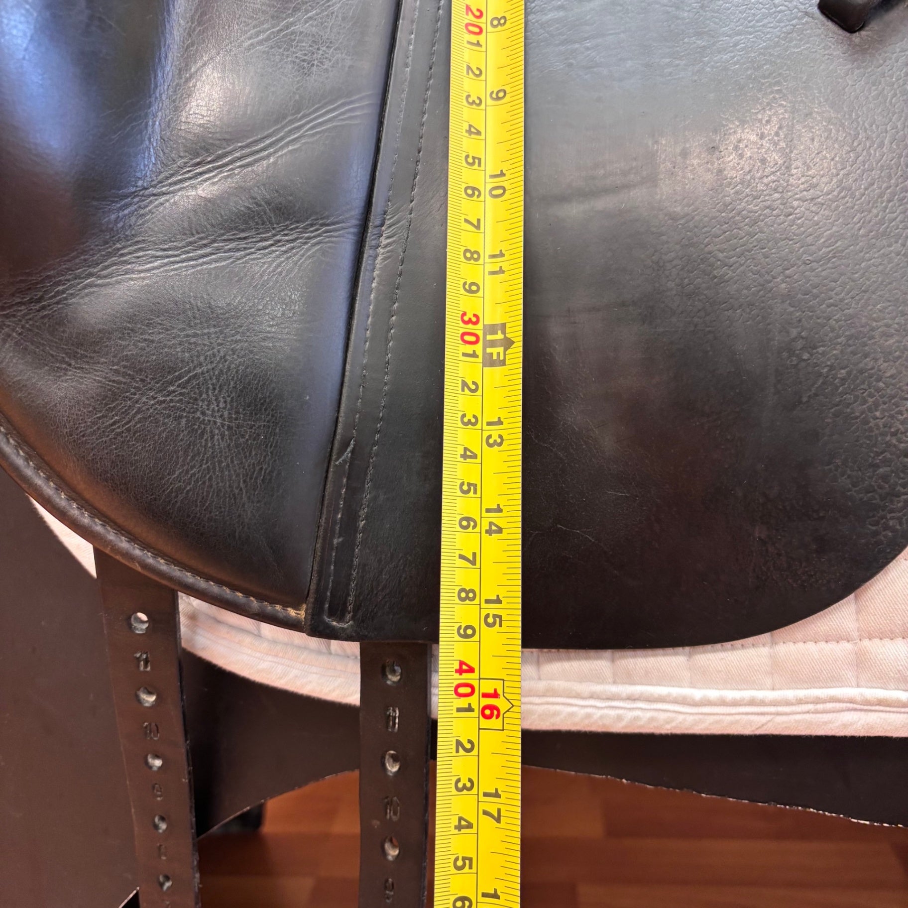Used Trilogy Verago Elite Dressage Saddle 18" Wide Tree