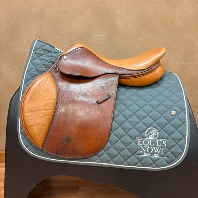 Used Pessoa Chamont Jump Saddle 16" Medium/Narrow Tree