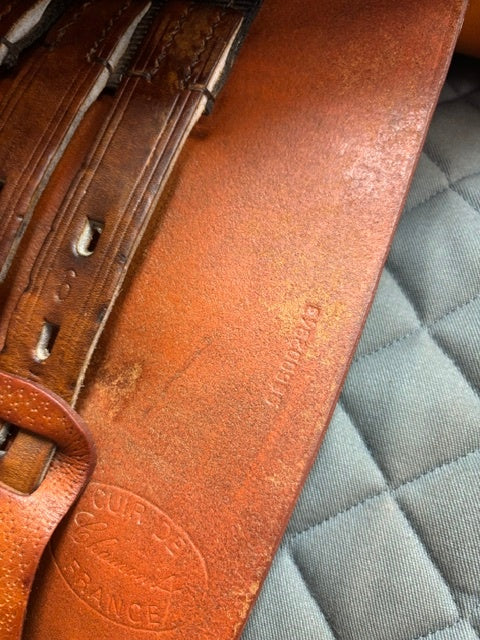 Used Pessoa Chamont Jump Saddle 16" Medium/Narrow Tree