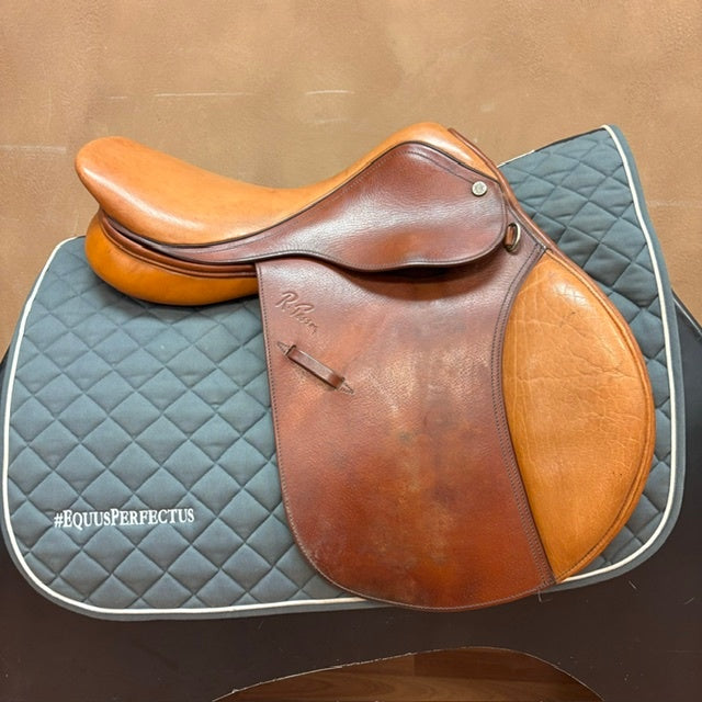 Used Pessoa Chamont Jump Saddle 16" Medium/Narrow Tree