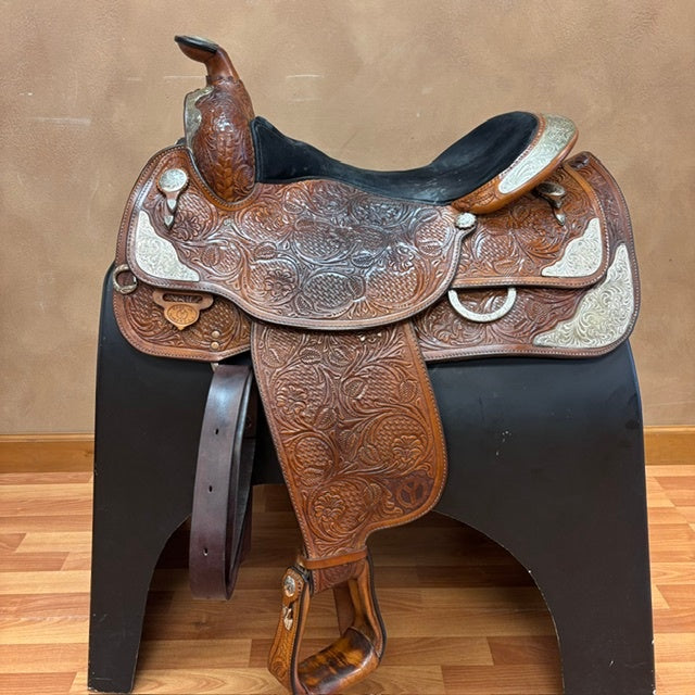 Used Circle Y Western Equitation Saddle 16.5" XW Tree