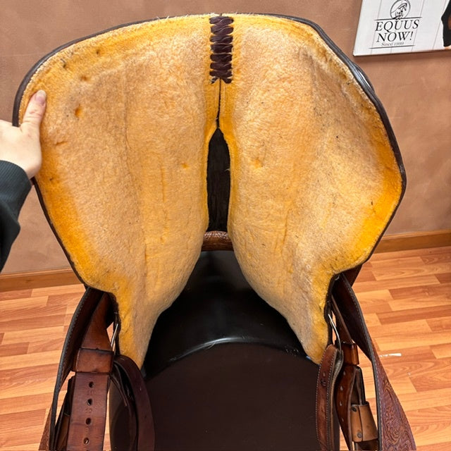 Used Circle Y Western Equitation Saddle 16.5" XW Tree
