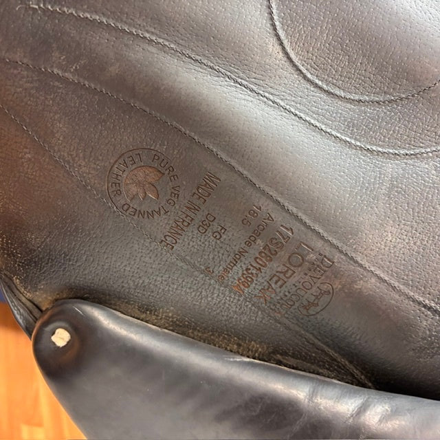 Used Devoucoux Loreak Dressage Saddle 18.5" Wide Tree