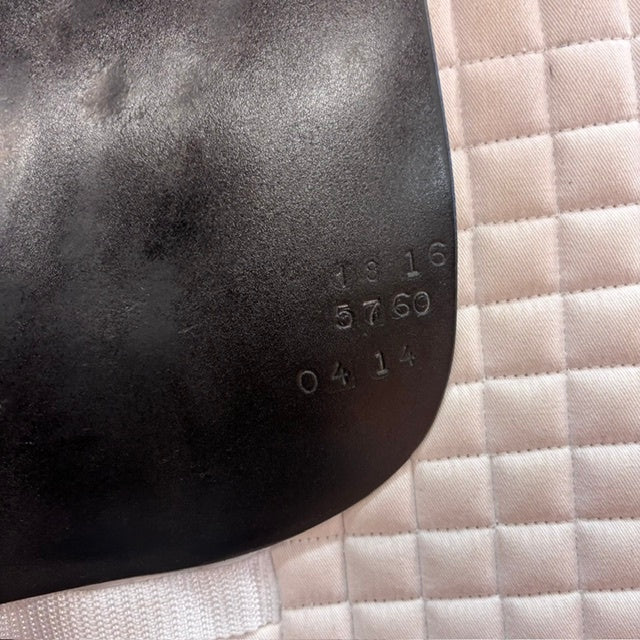 Used Custom Saddlery Wolfgang Solo Dressage Saddle 18" Wide Tree