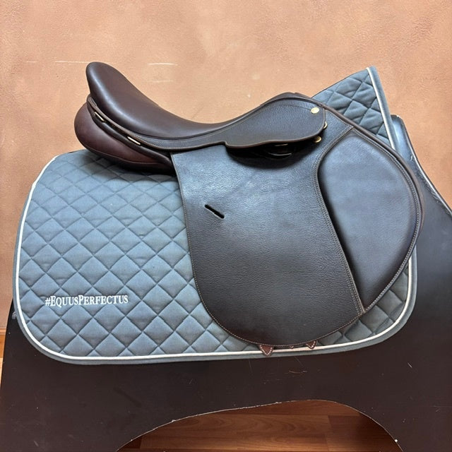 Used Collegiate Convertible Jump Saddle 17.5" Adjustable Tree