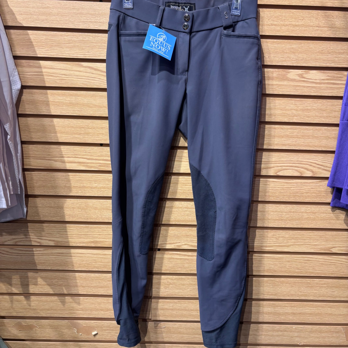 Used 30L Grey Tredstep Solo Knee Patch Breeches