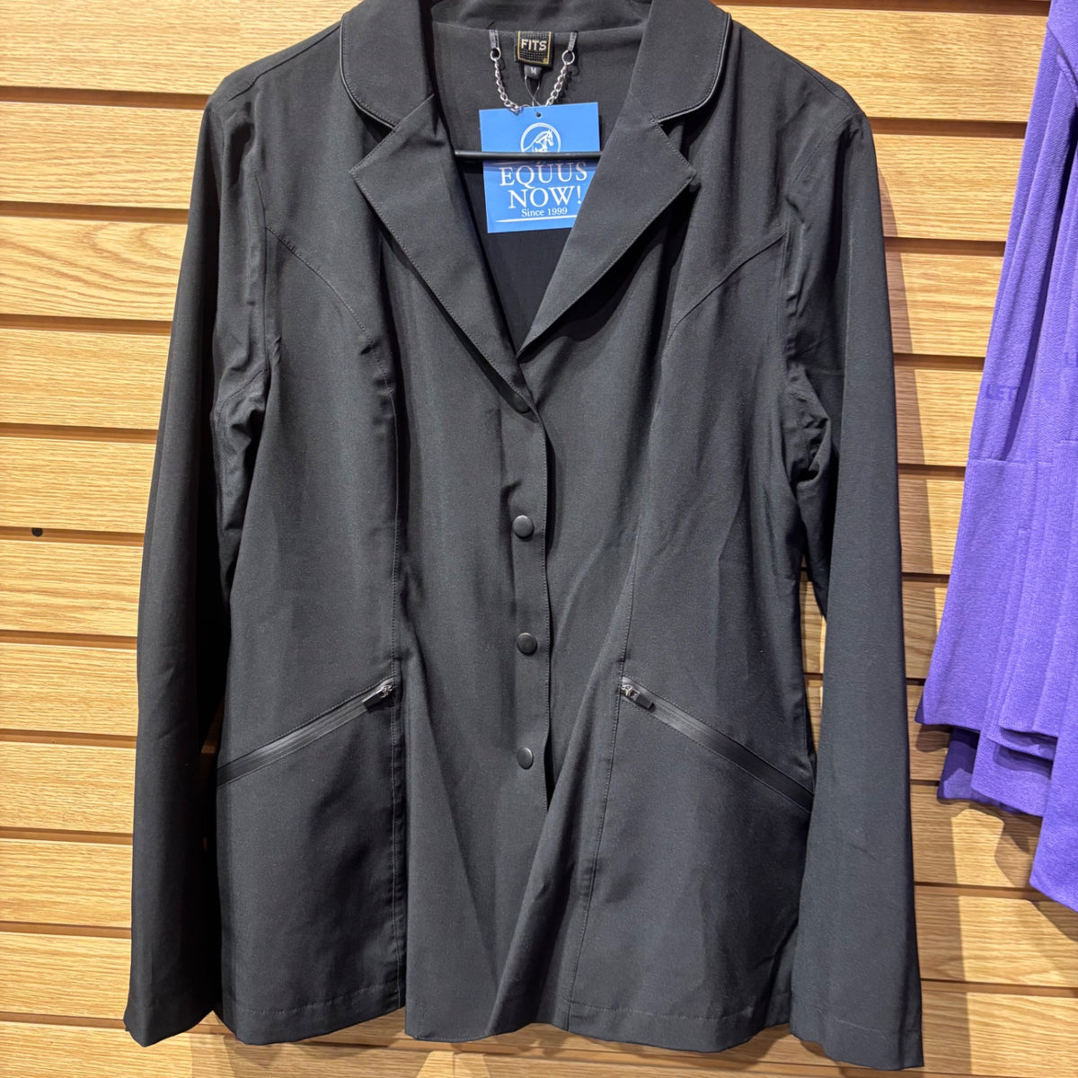 Used Fits Medium Black Show Coat