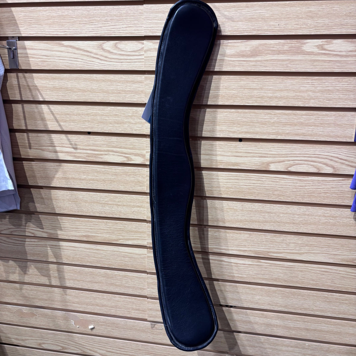Used 24" Black Nunn Finer Padded Leather Dressage Girth