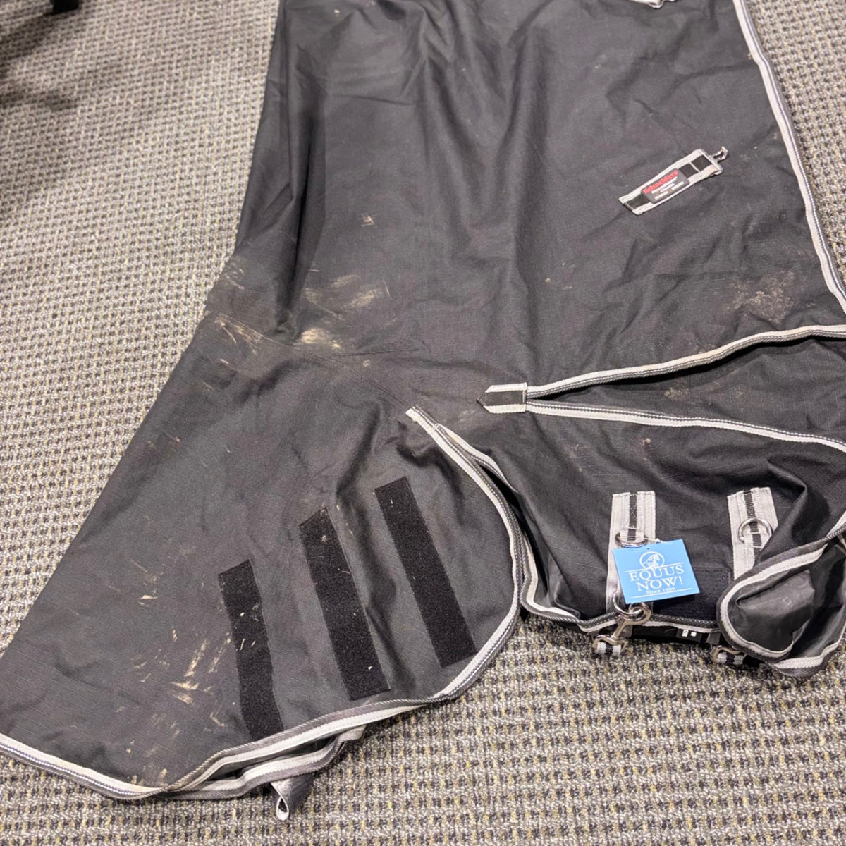 Used 68" Black Schneiders Euro Combo Turnout Sheet