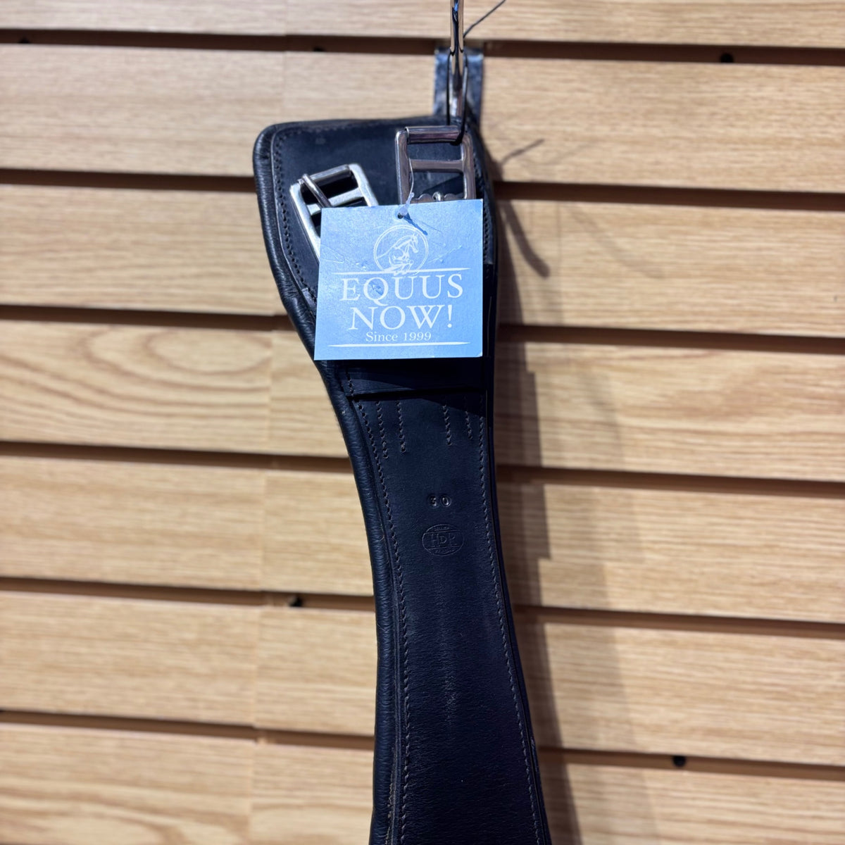 Used HDR 30" Black Leather Dressage Girth