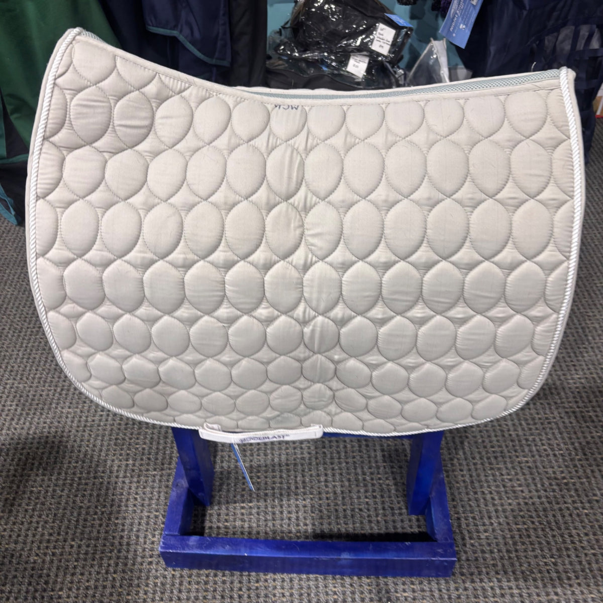 Used Dressage Grey Dover CoolBlast Saddle Pad