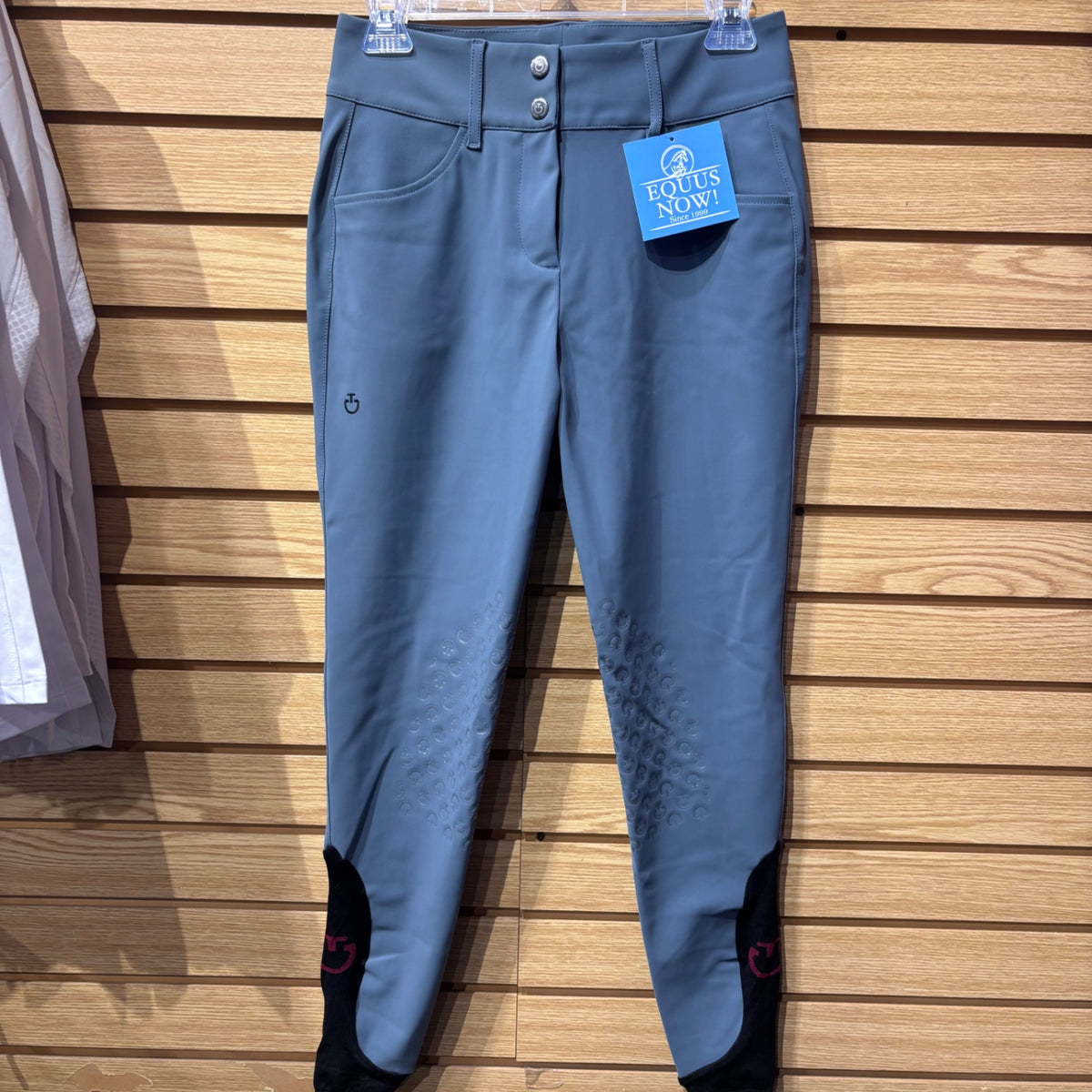 Used US/UK 10 Light Blue Cavalleria Toscana Knee Patch Breeches Light Blue
