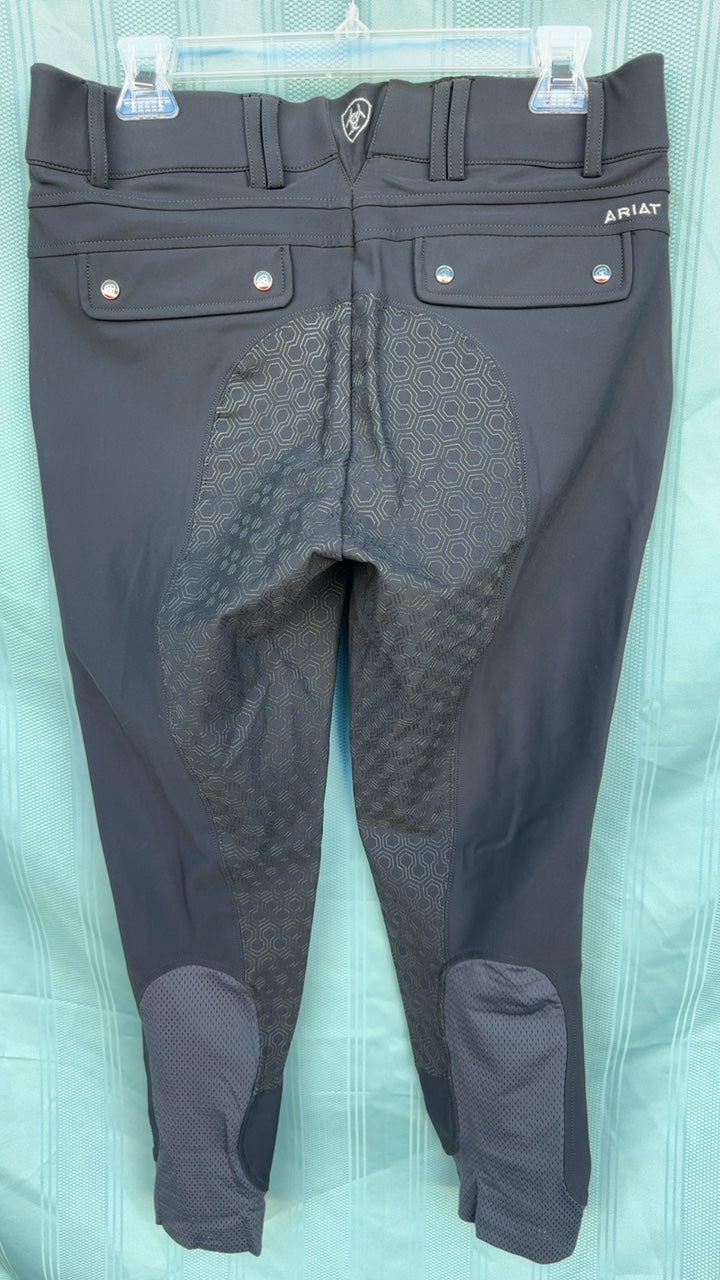 Used Ariat Full Seat Breeches 36L Black