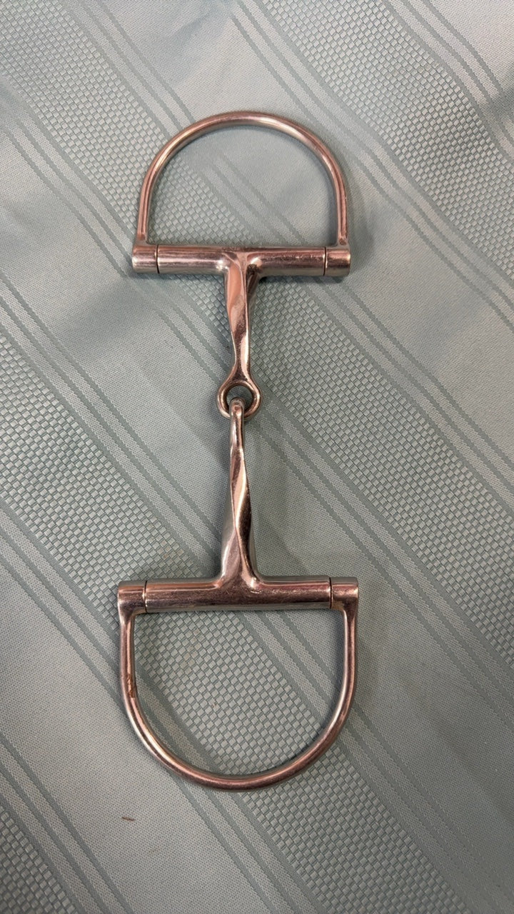Used Slow Twist D-Ring Bit 5" Silver