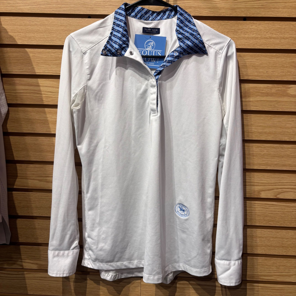 Used Medium White Essex Classics Show Shirt