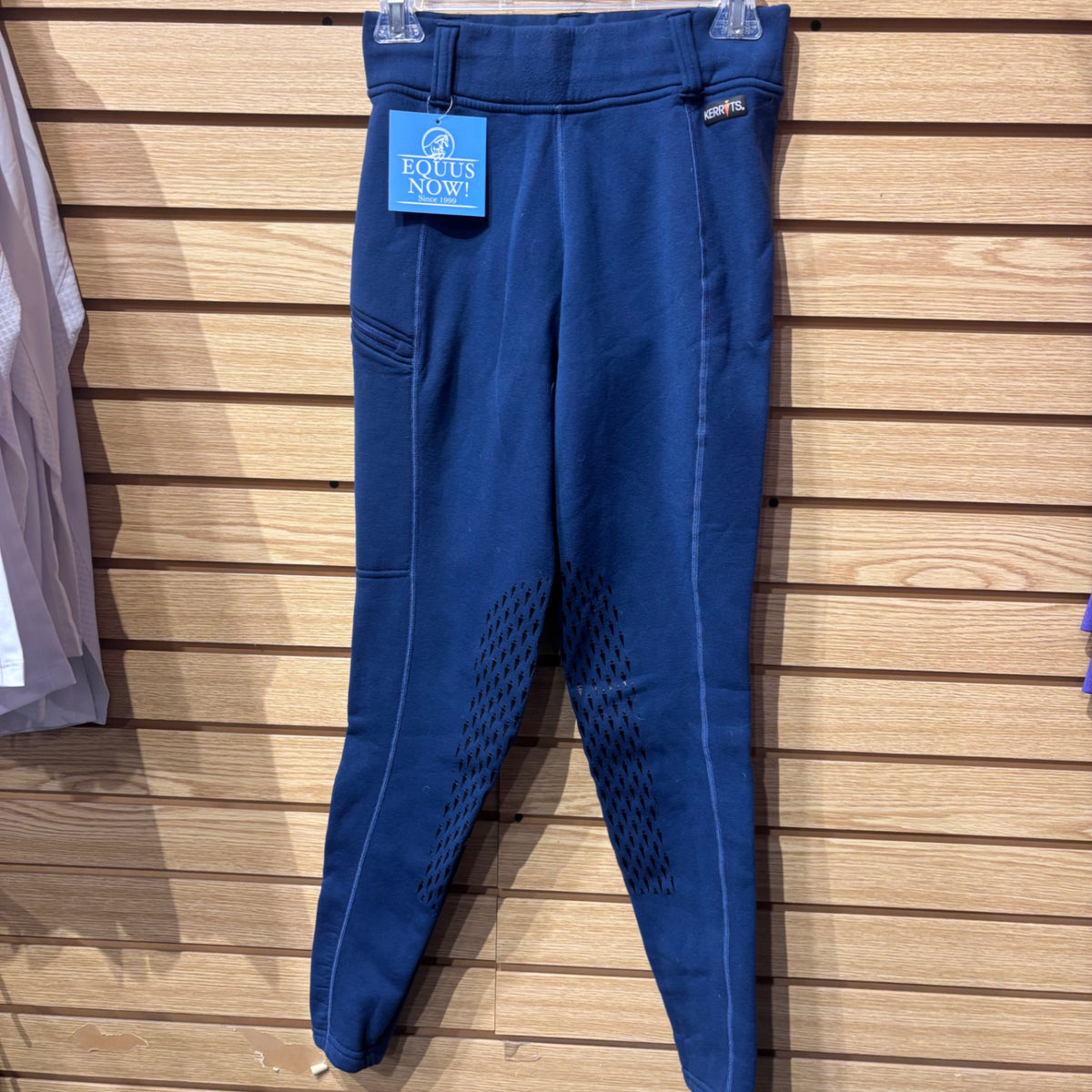 Used Medium Navy Kerrits Fleece Winter Riding Pants