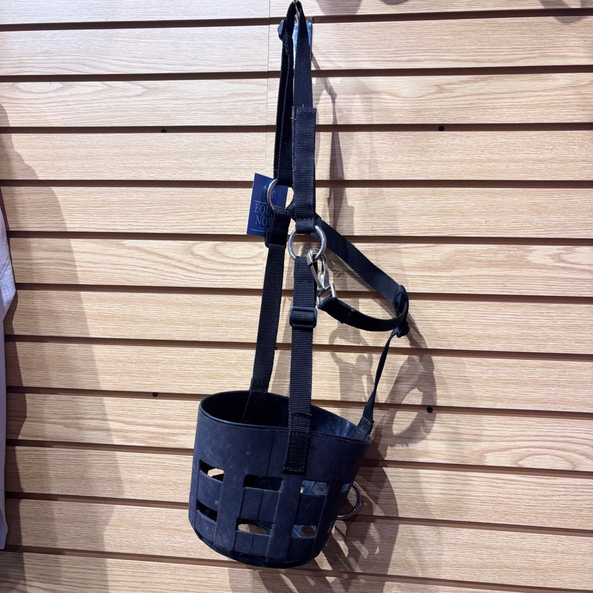 Used Cob Black Grazing Muzzle