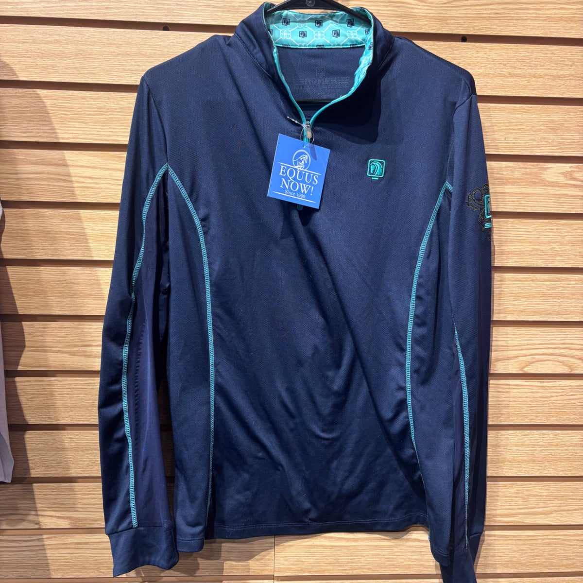 Used Large Navy Romfh Chill Factor Sun Shirt