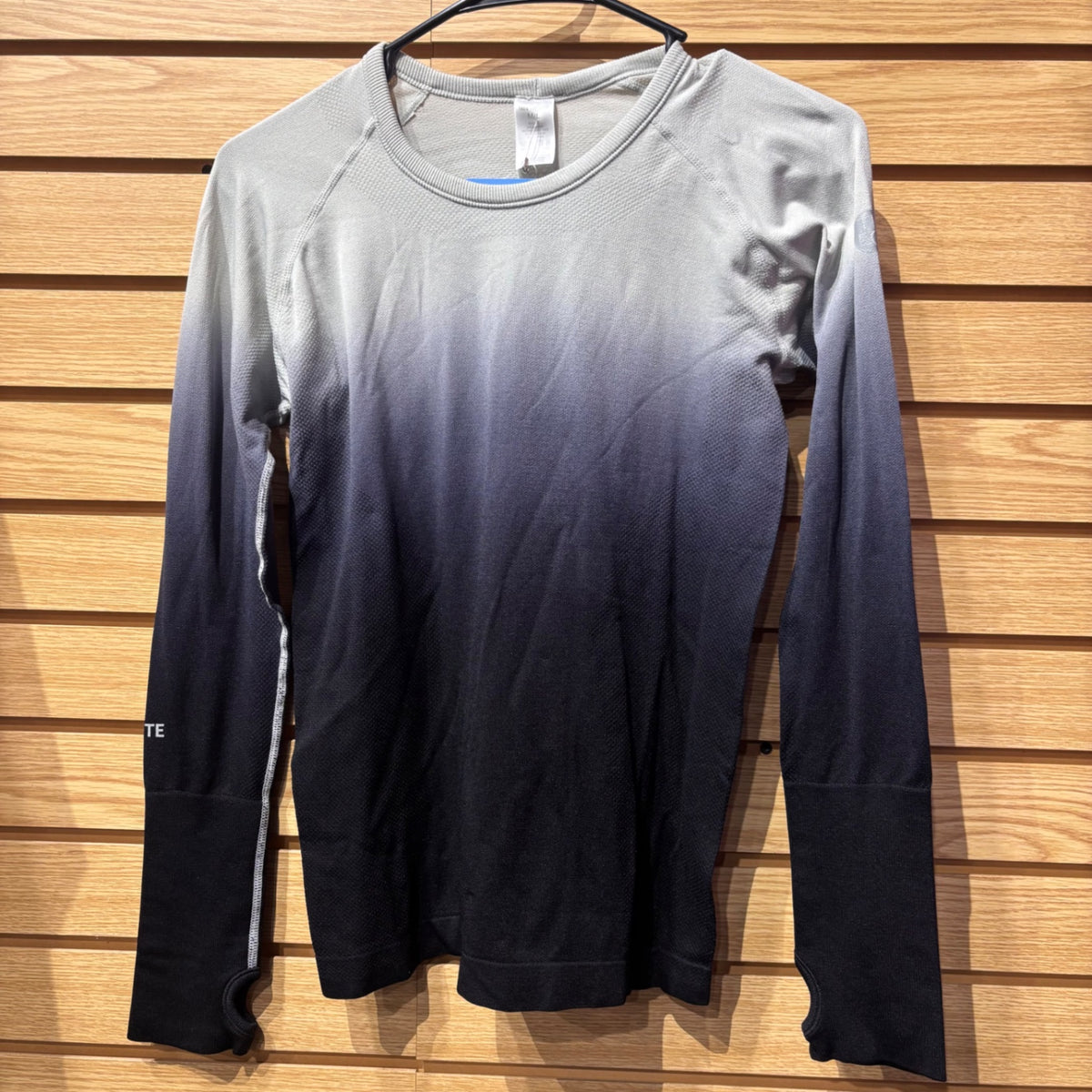 Used M/L Grey Ombre TKEQ Kennedy Long Sleeve